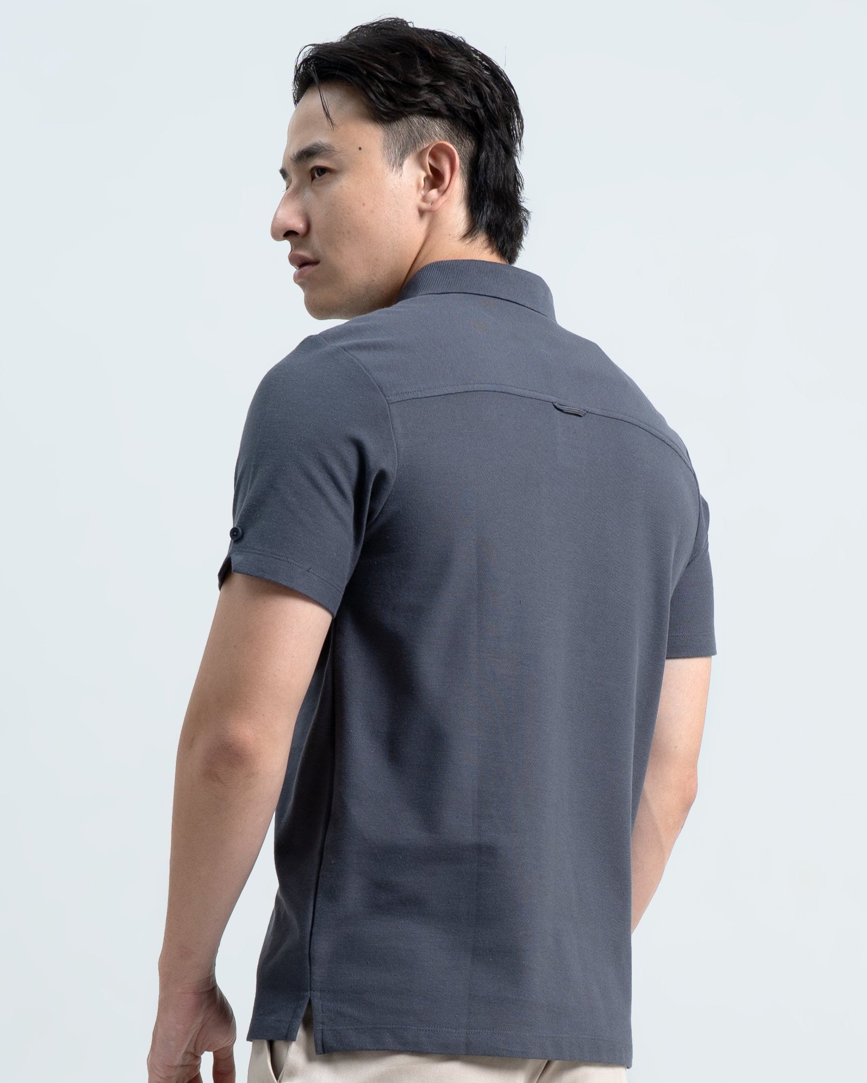 BlueButton Polo Shirt Dark Grey