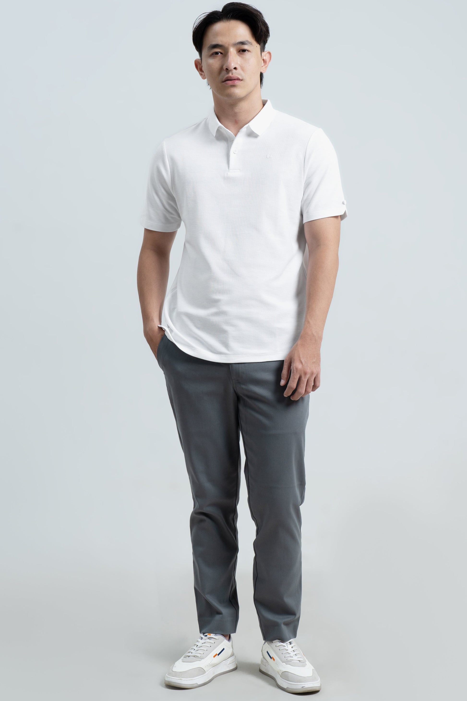 BlueButton Polo Shirt Off White