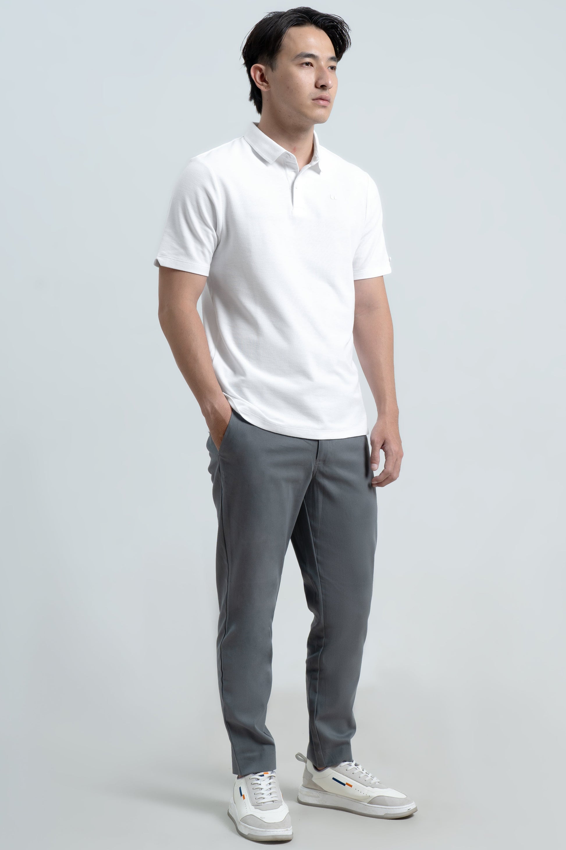 BlueButton Polo Shirt Off White