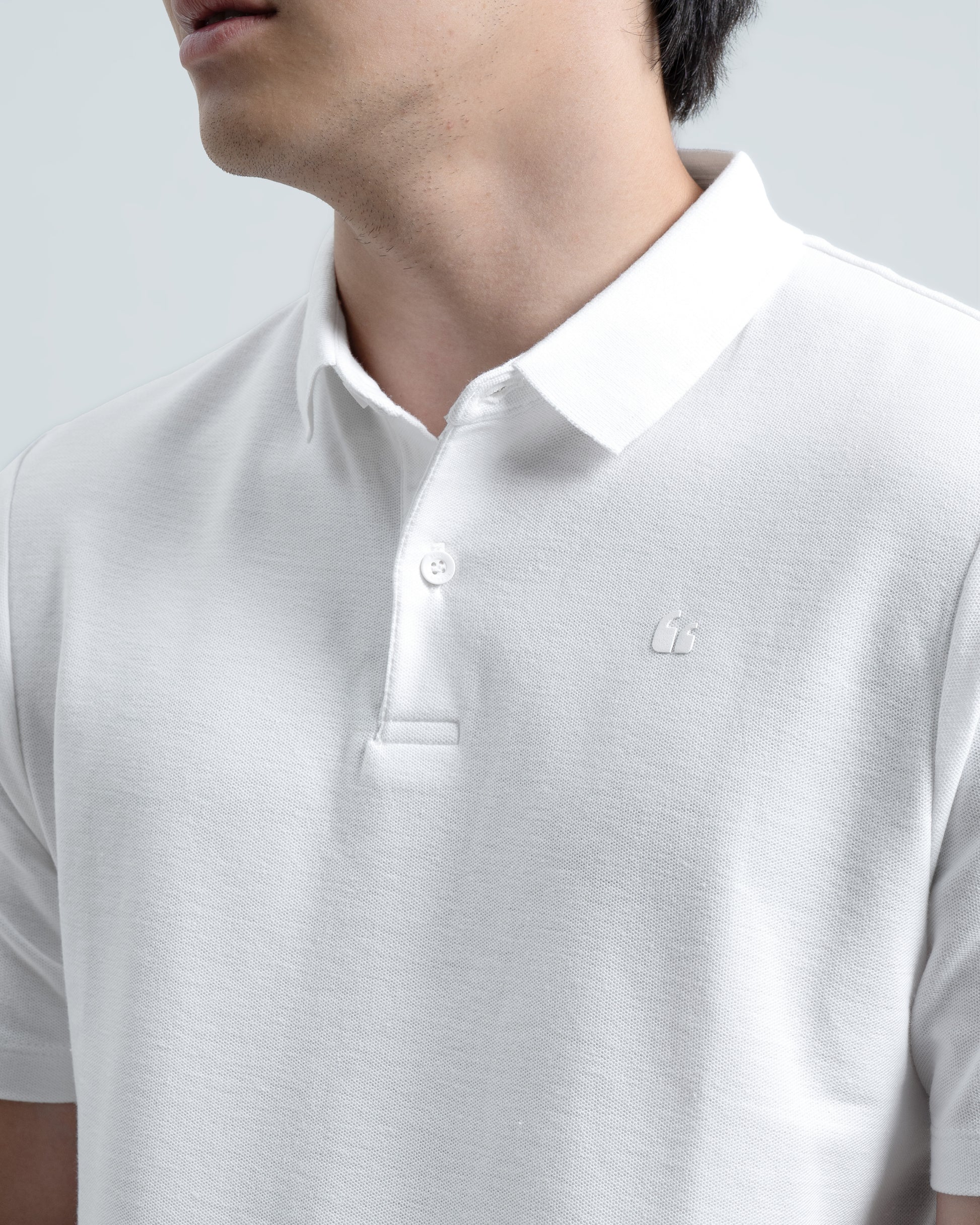 BlueButton Polo Shirt Off White