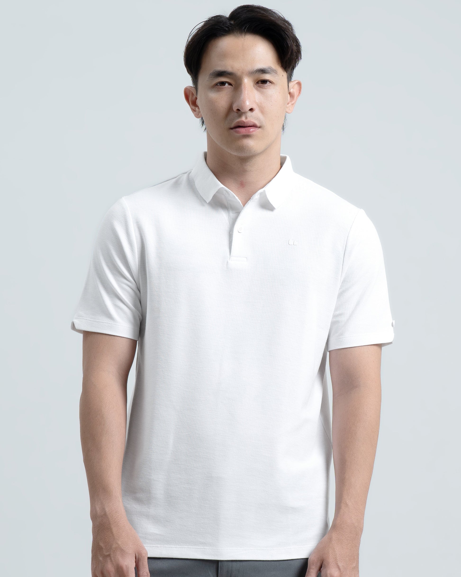 BlueButton Polo Shirt Off White