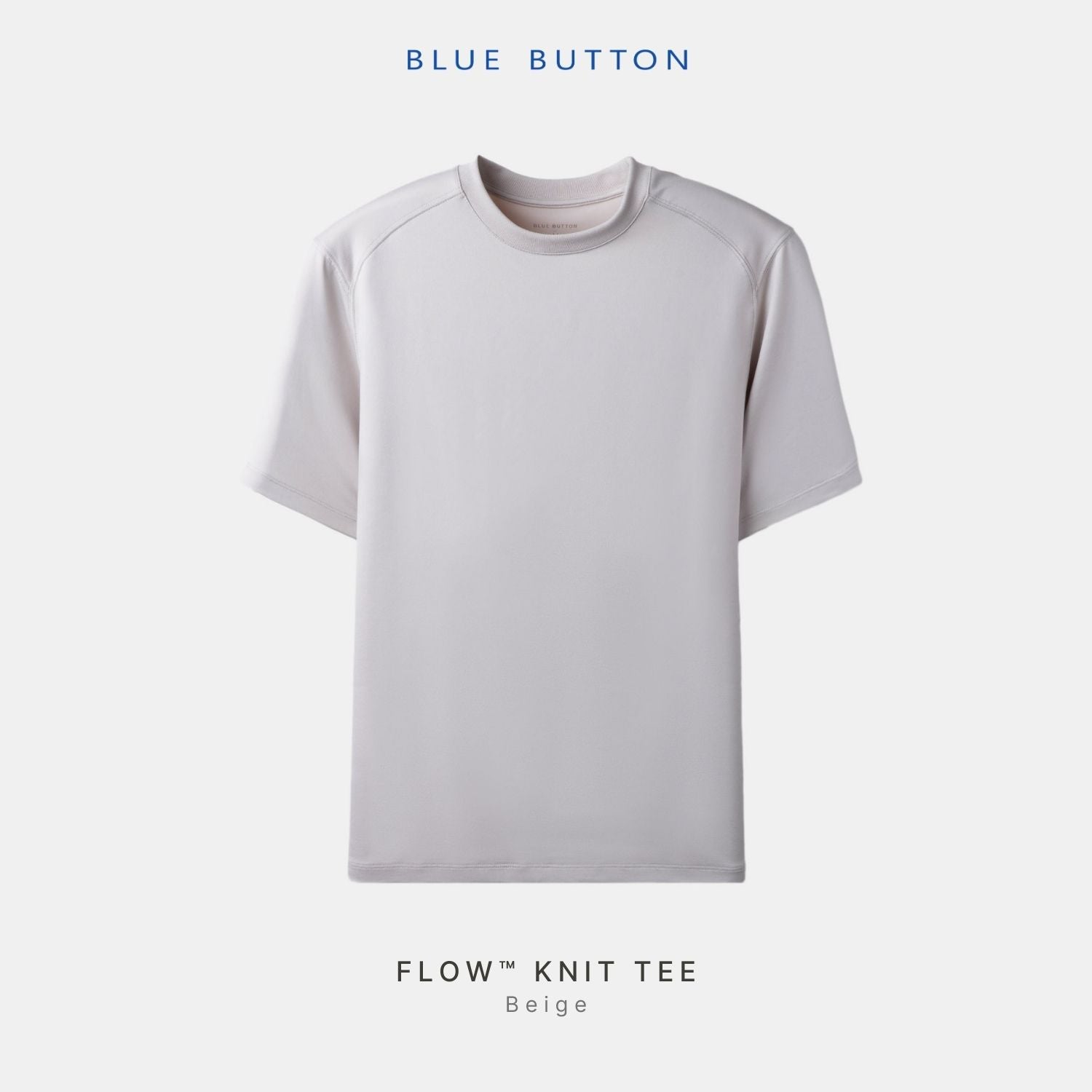 Flow Knit Tee™ T-Shirt - Beige