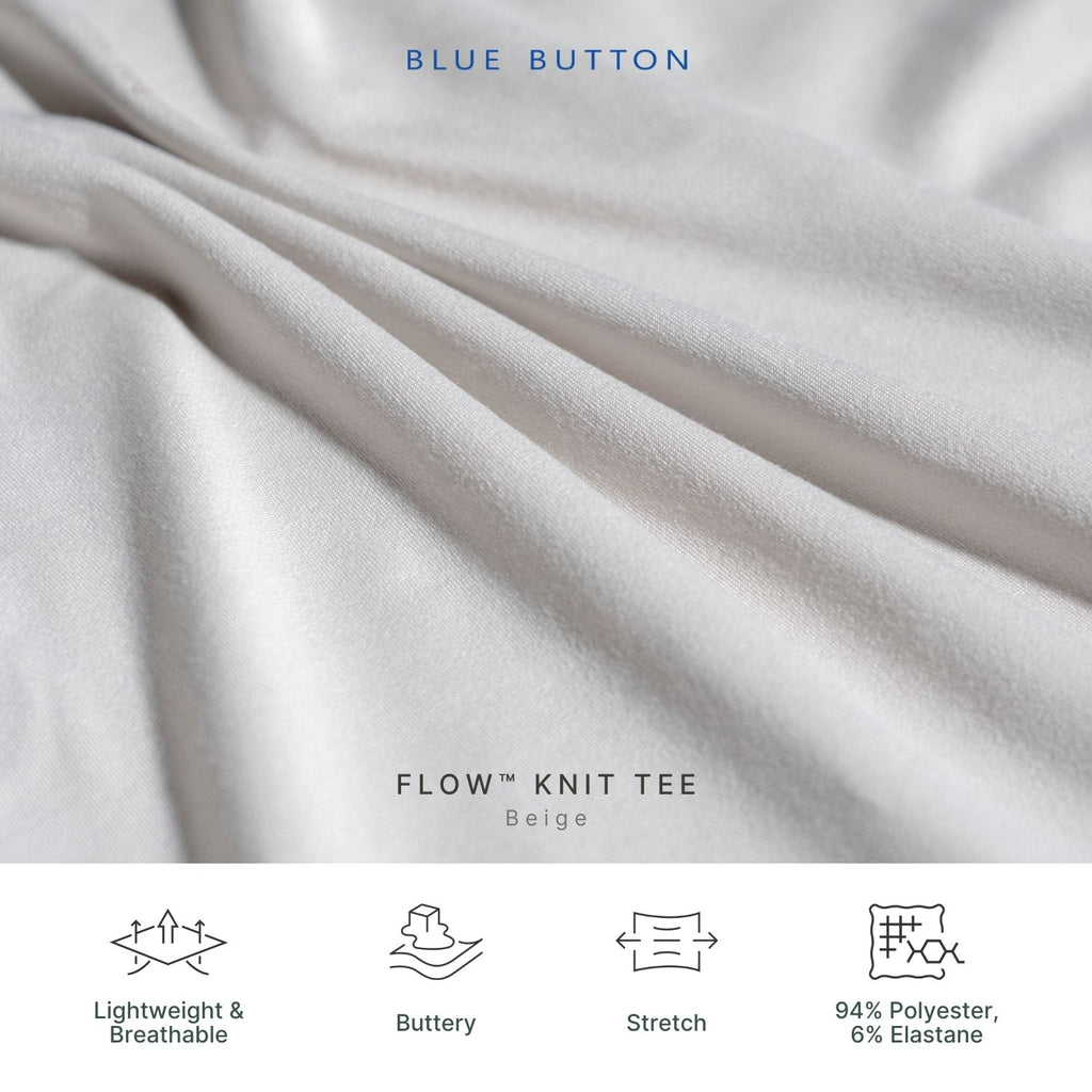 Flow Knit Tee™ T-Shirt - Beige