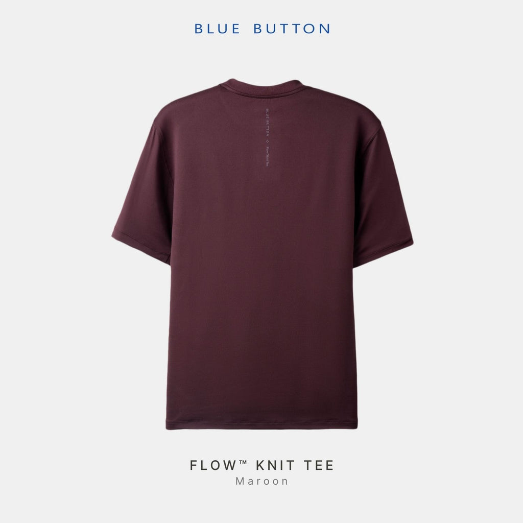 Flow Knit Tee™ T-Shirt - Maroon