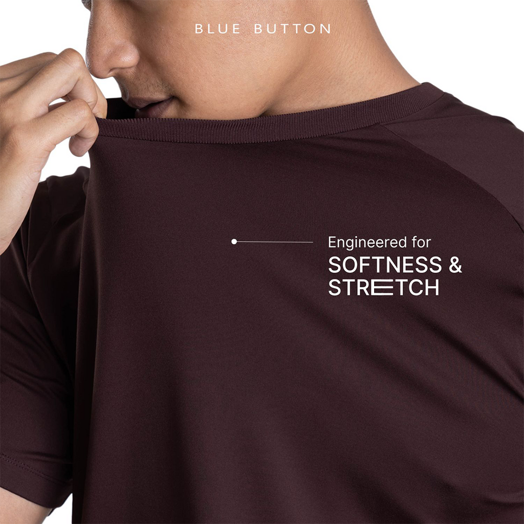 Flow Knit Tee™ T-Shirt - Maroon