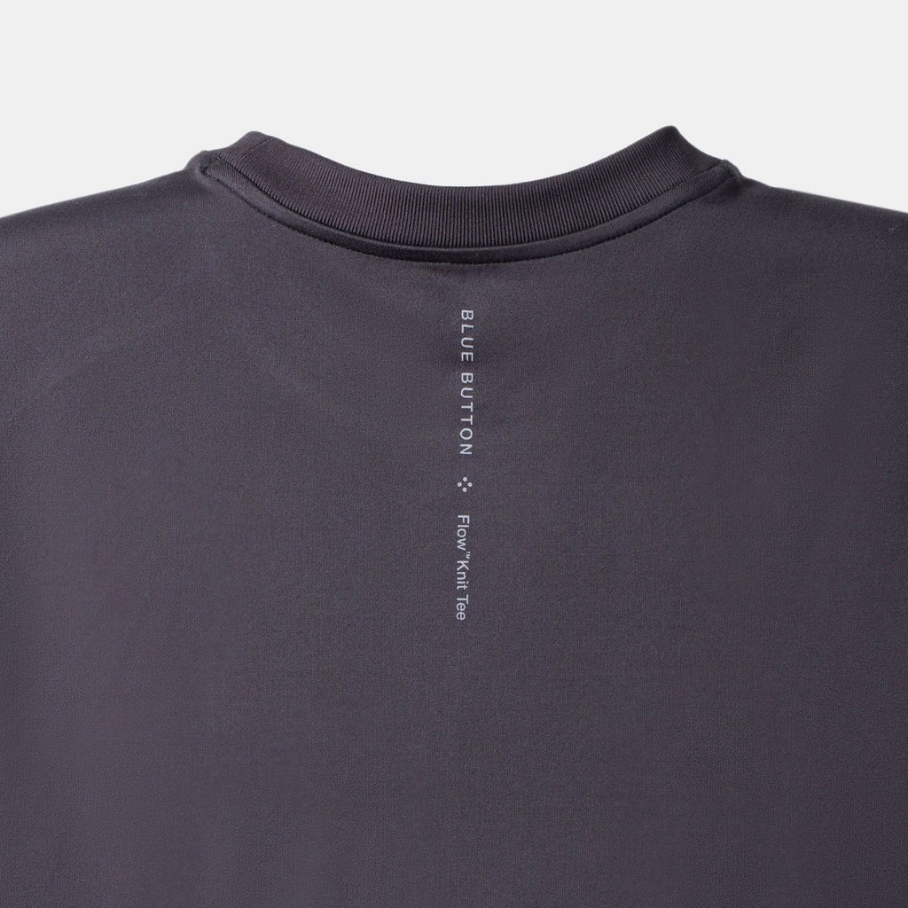 Flow Knit Tee™ T-Shirt - Coarcoal Black