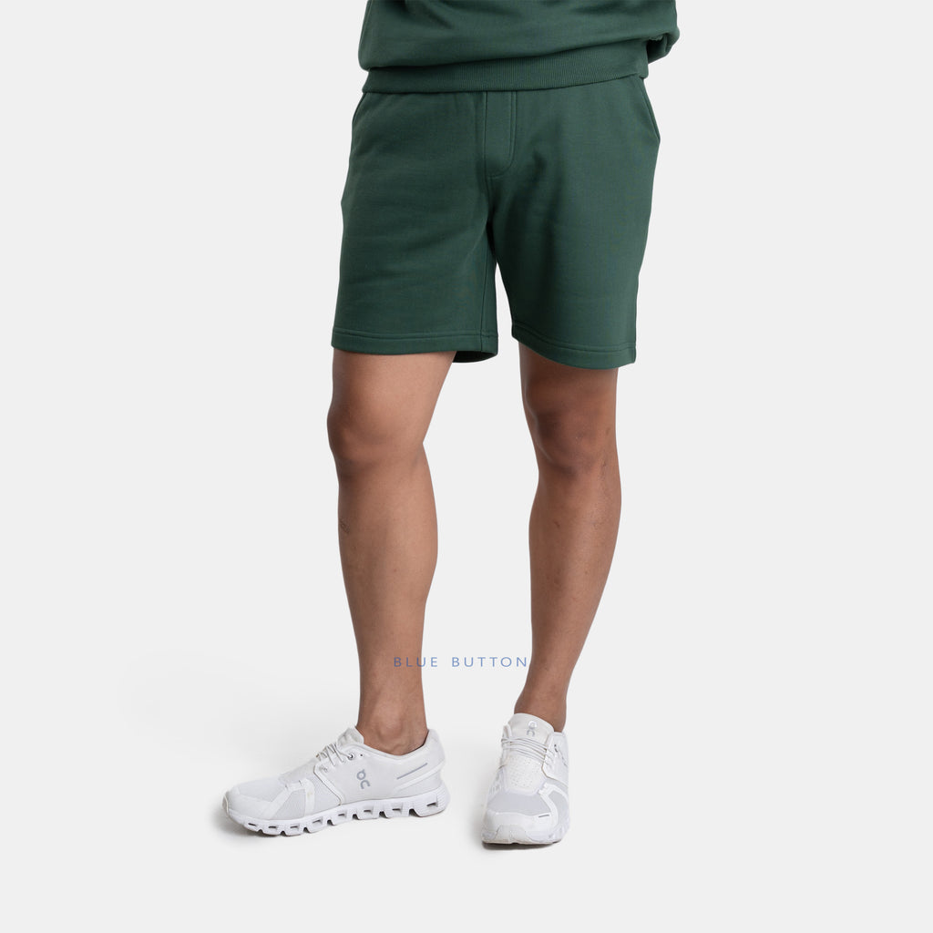 The French Terry Shorts - Green