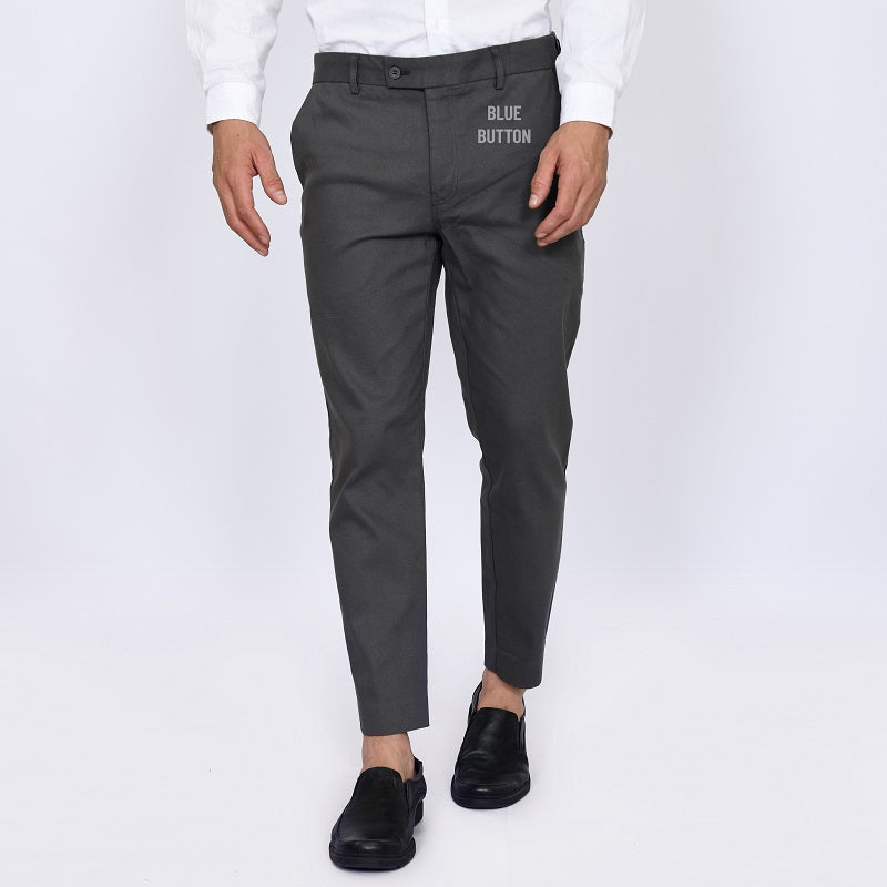 The Slim Ankle Chinos - Dark Grey