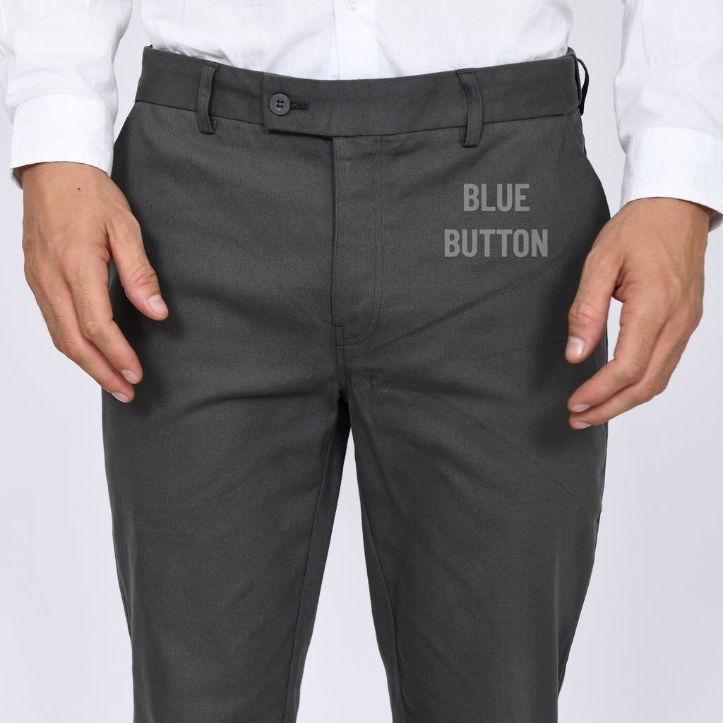The Slim Ankle Chinos - Dark Grey