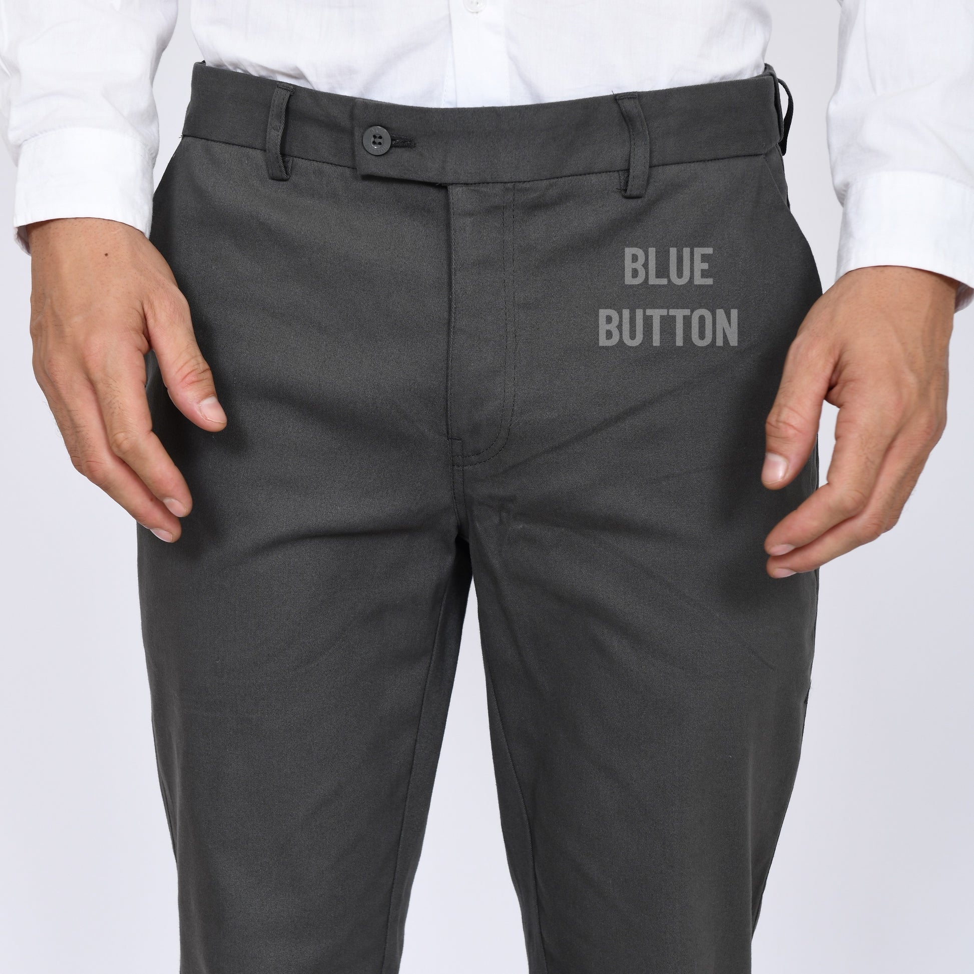 The Slim Ankle Chinos - Dark Grey