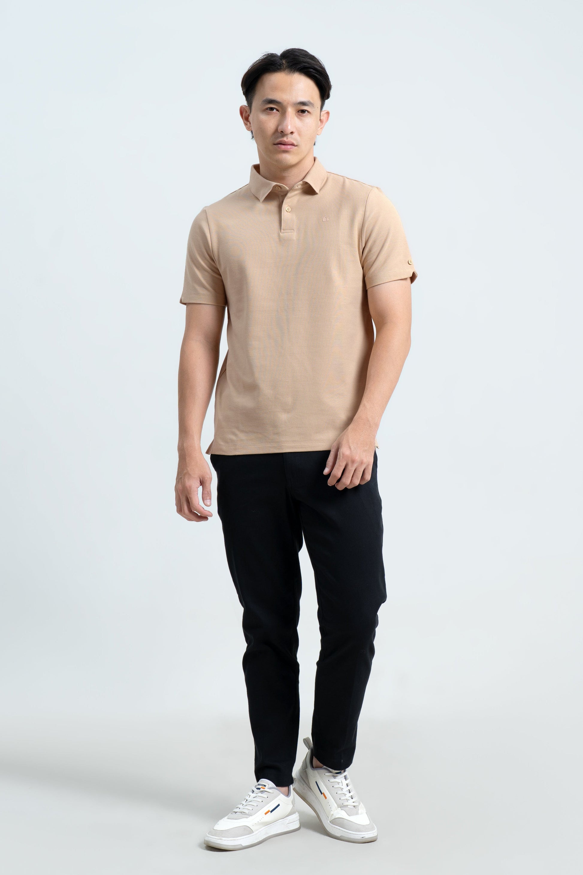 BlueButton Polo Shirt Beige