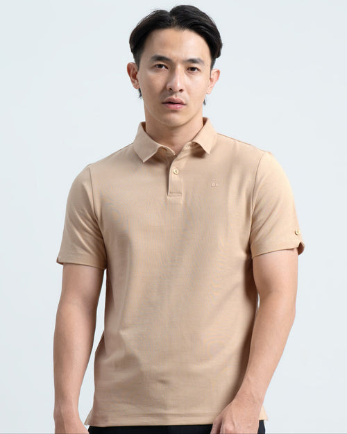BlueButton Polo Shirt Beige