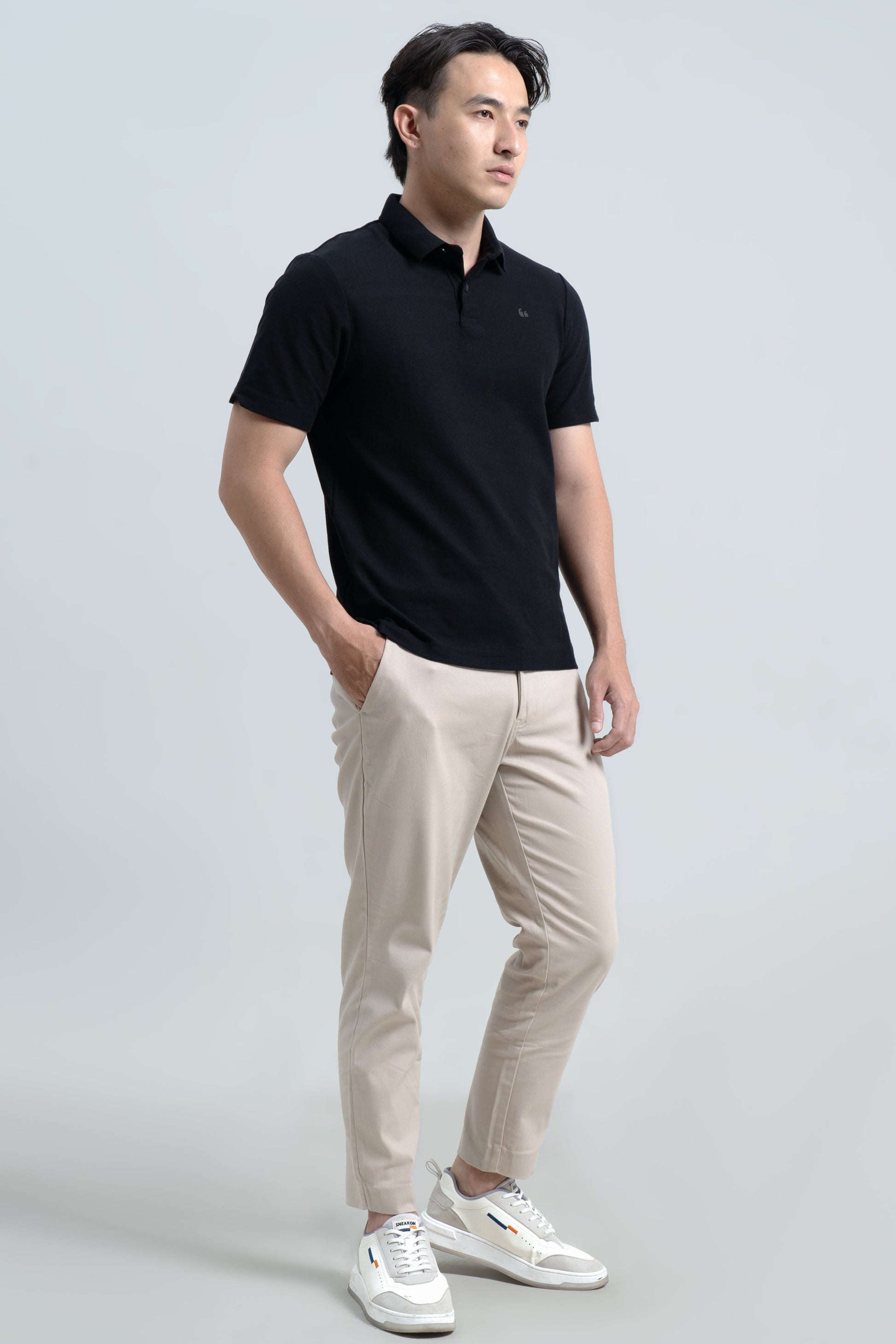 BlueButton Polo Shirt Black