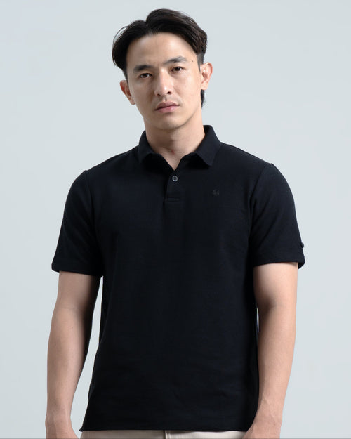 BlueButton Polo Shirt Black
