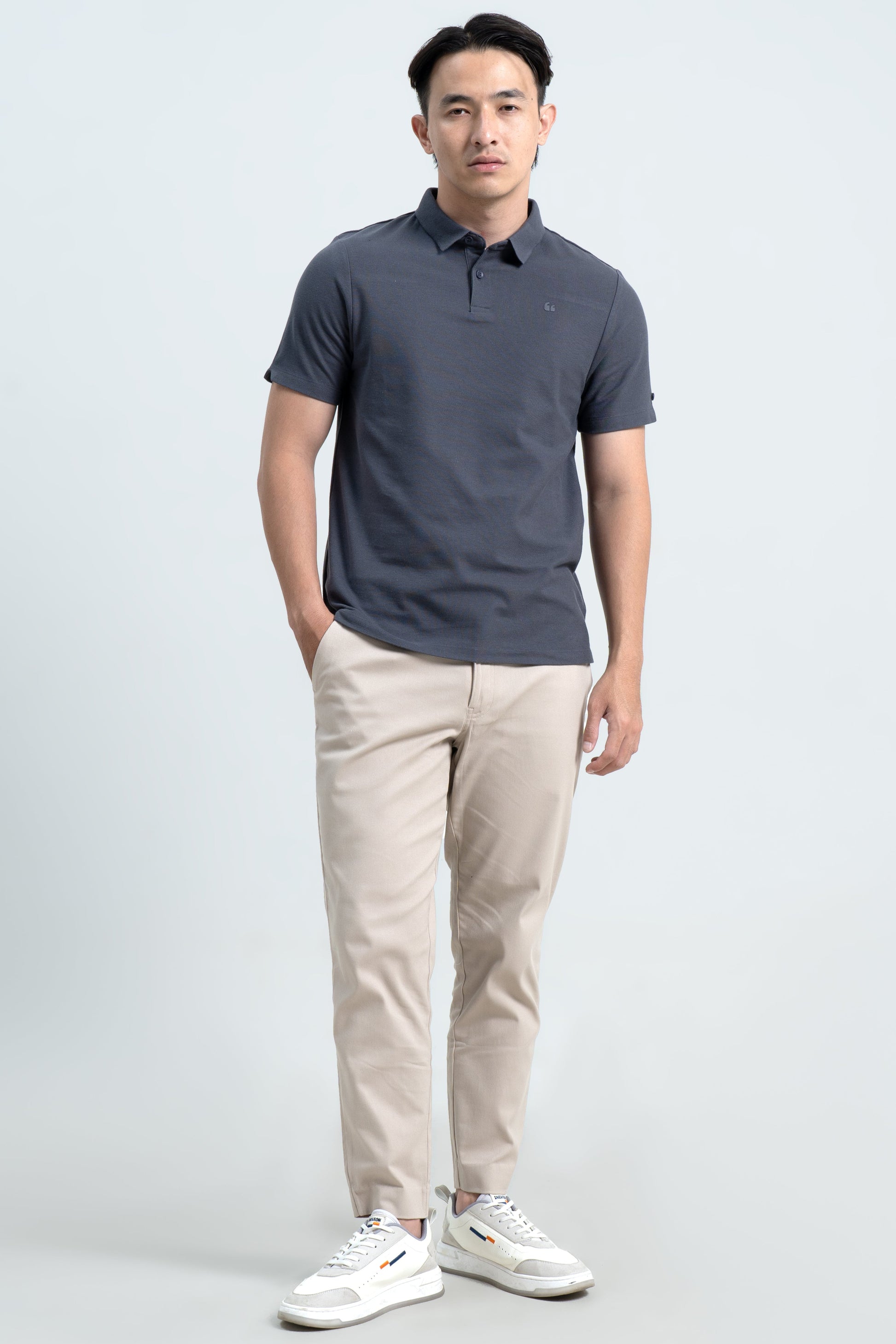 BlueButton Polo Shirt Dark Grey