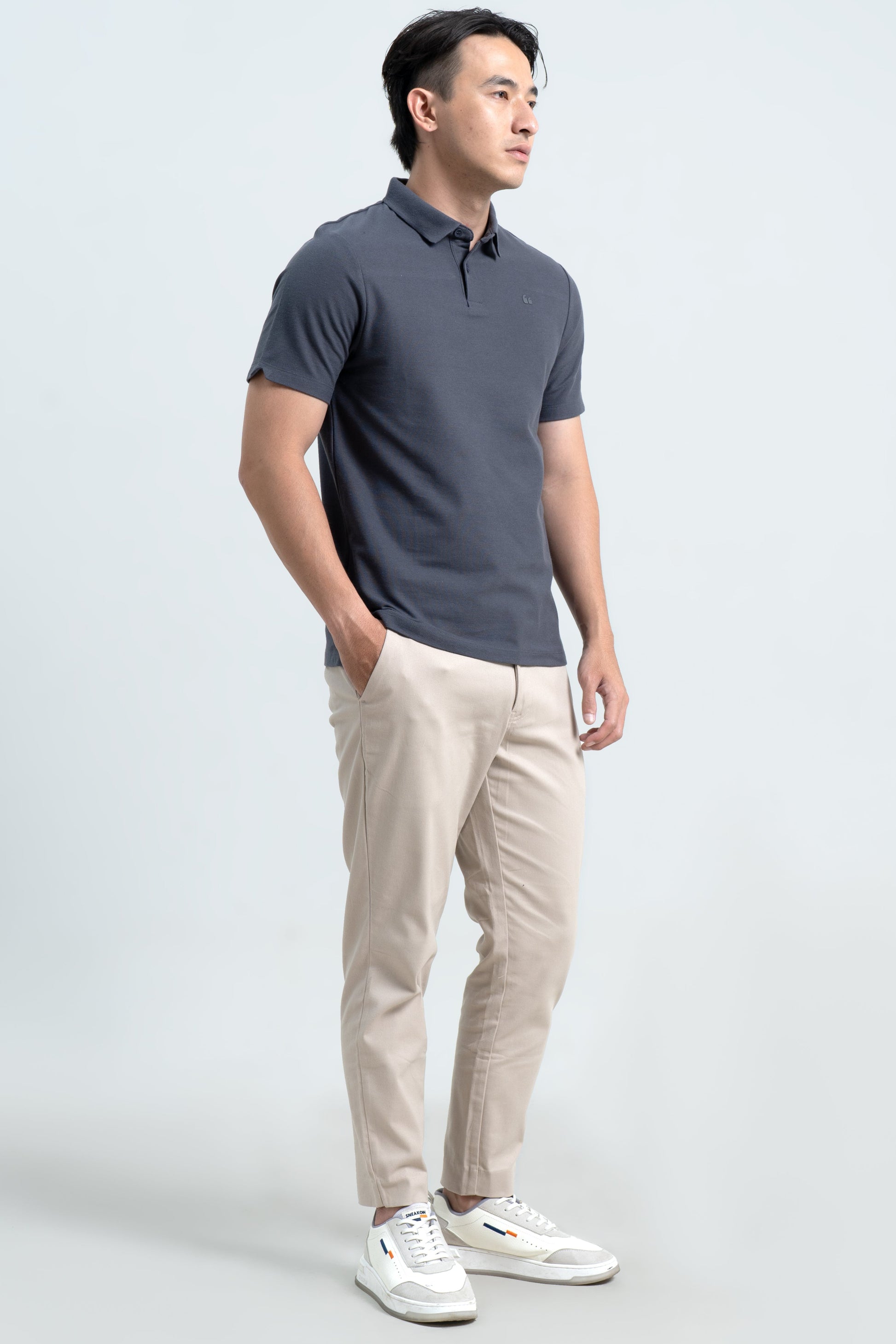 BlueButton Polo Shirt Dark Grey