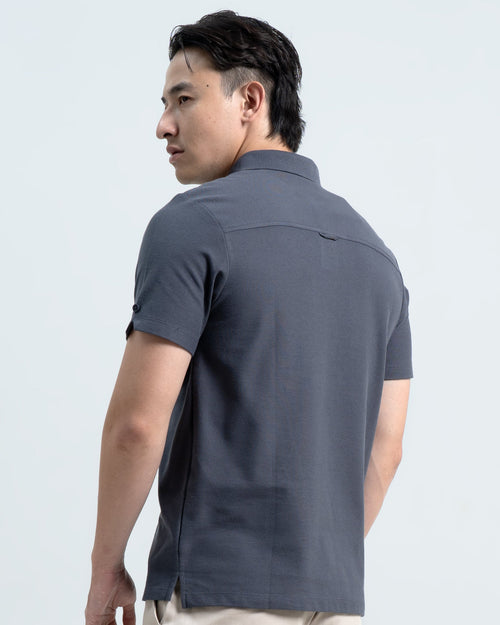 BlueButton Polo Shirt Dark Grey