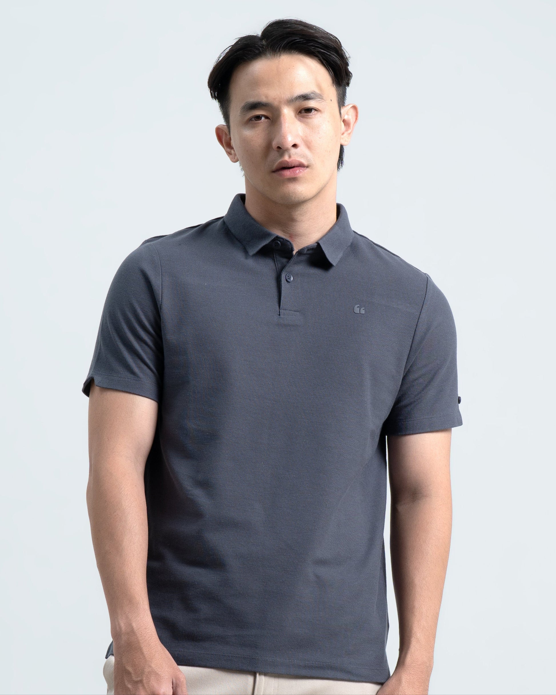 BlueButton Polo Shirt Dark Grey