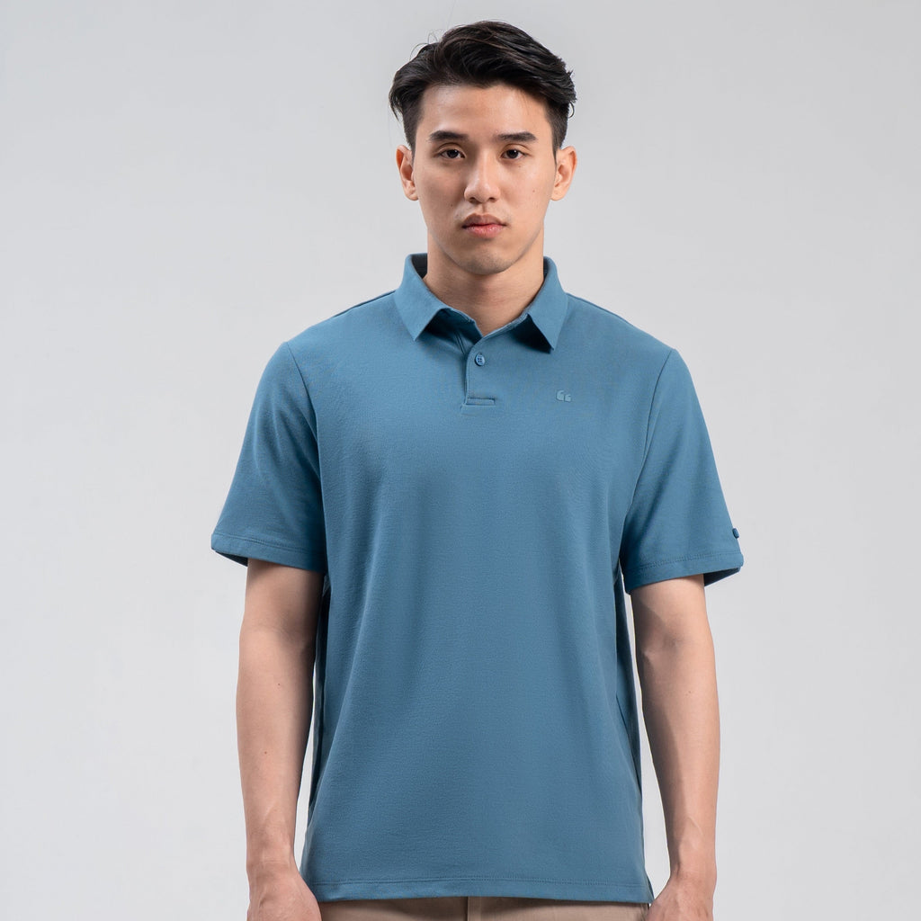 BlueButton Polo Shirt Mineral Blue