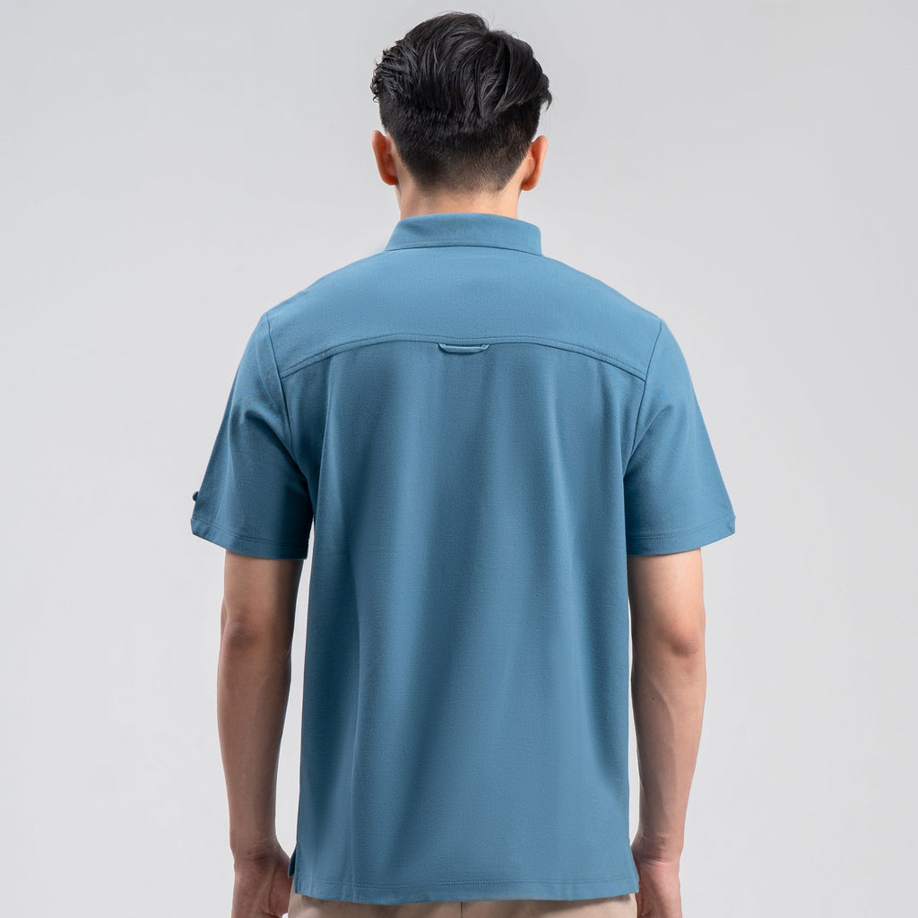 BlueButton Polo Shirt Mineral Blue