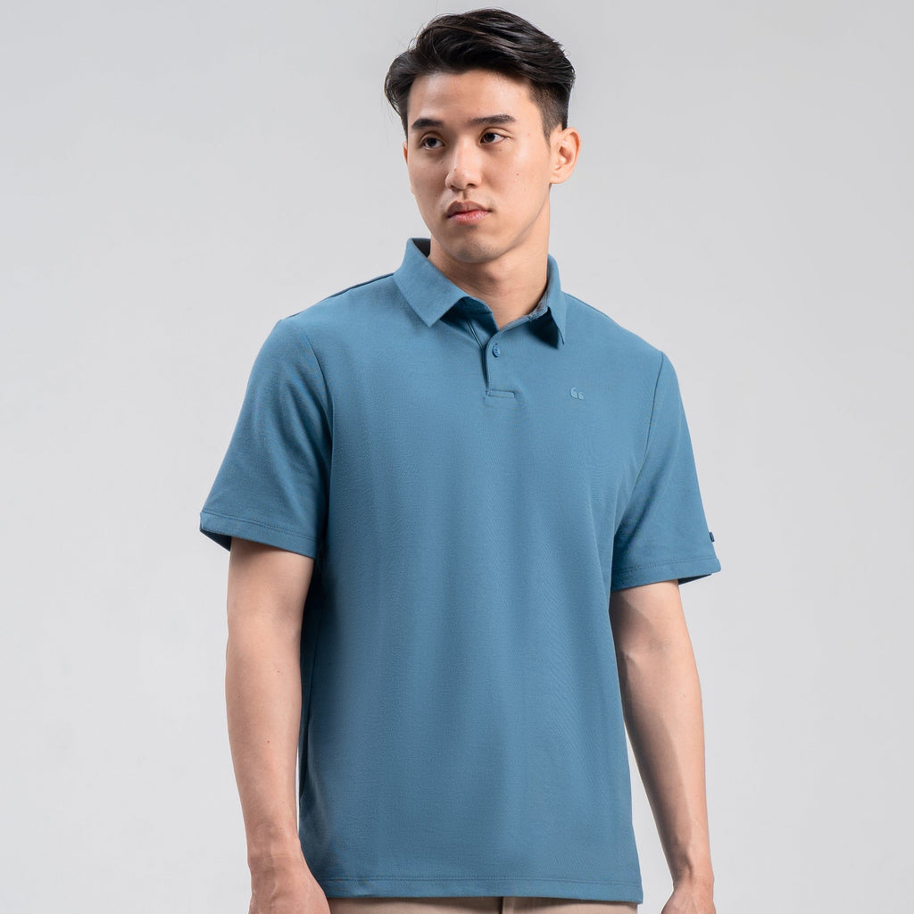 BlueButton Polo Shirt Mineral Blue