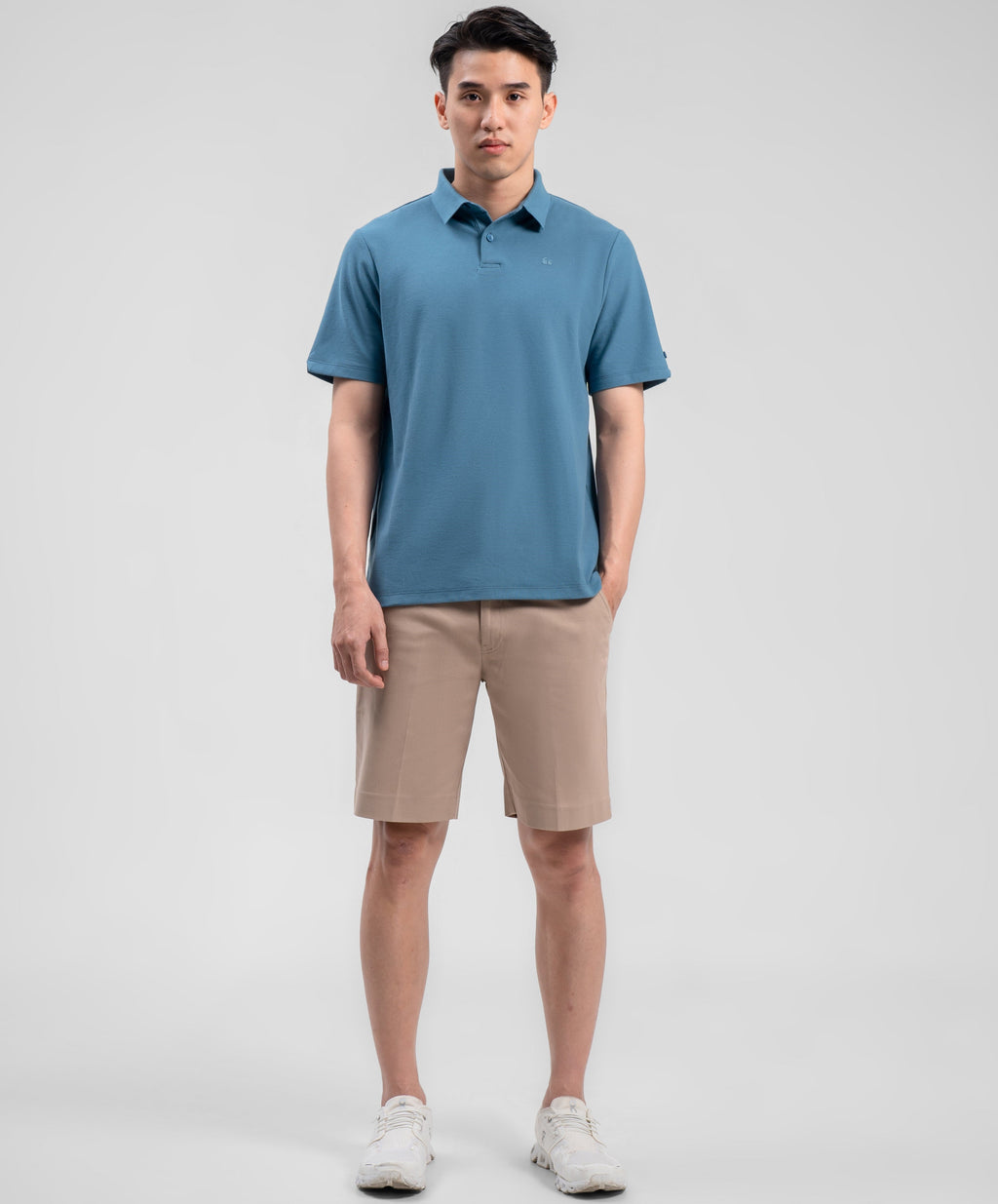 BlueButton Polo Shirt Mineral Blue