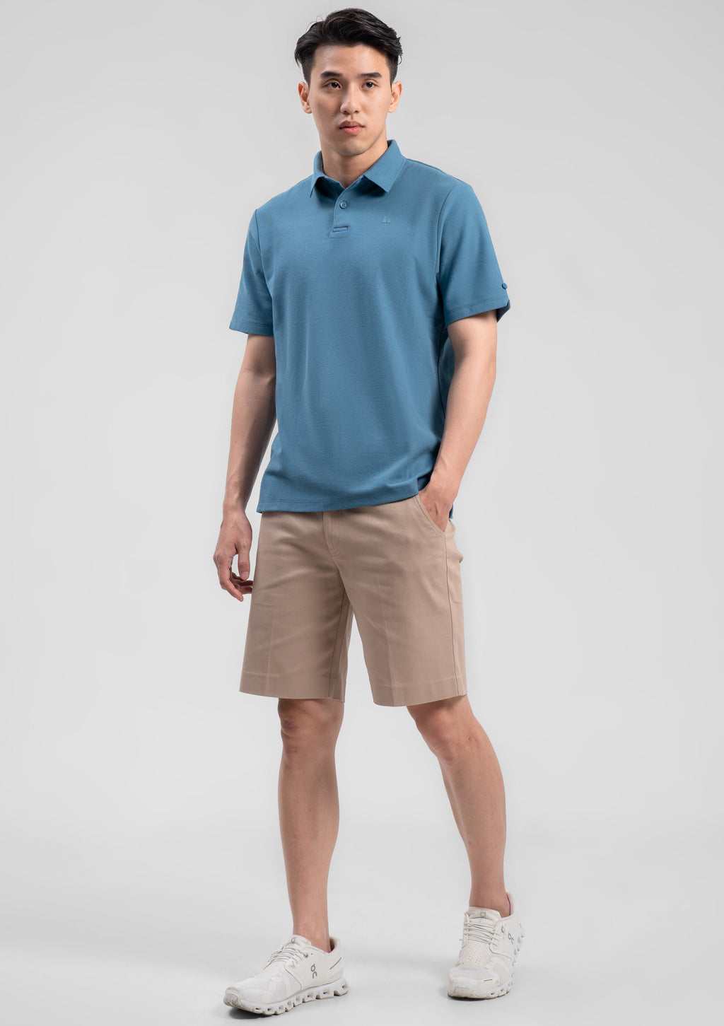 BlueButton Polo Shirt Mineral Blue