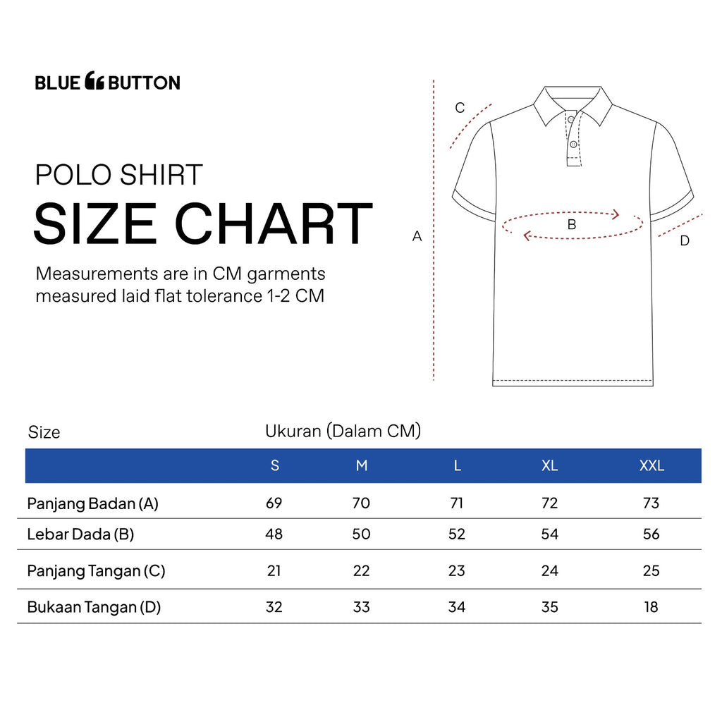 BlueButton Polo Shirt Mineral Blue
