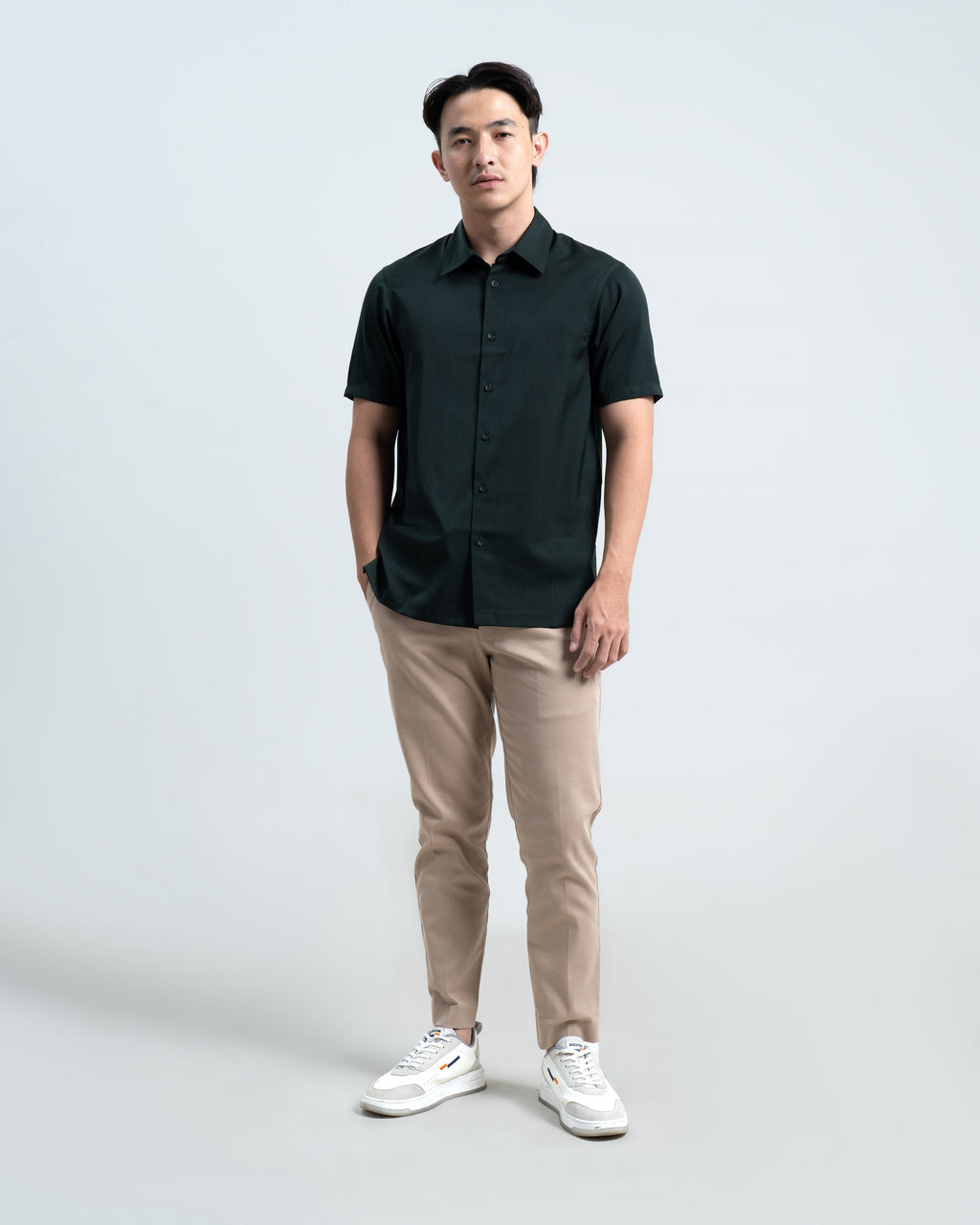 Zane Short Sleeve Shirt - Navy Blue