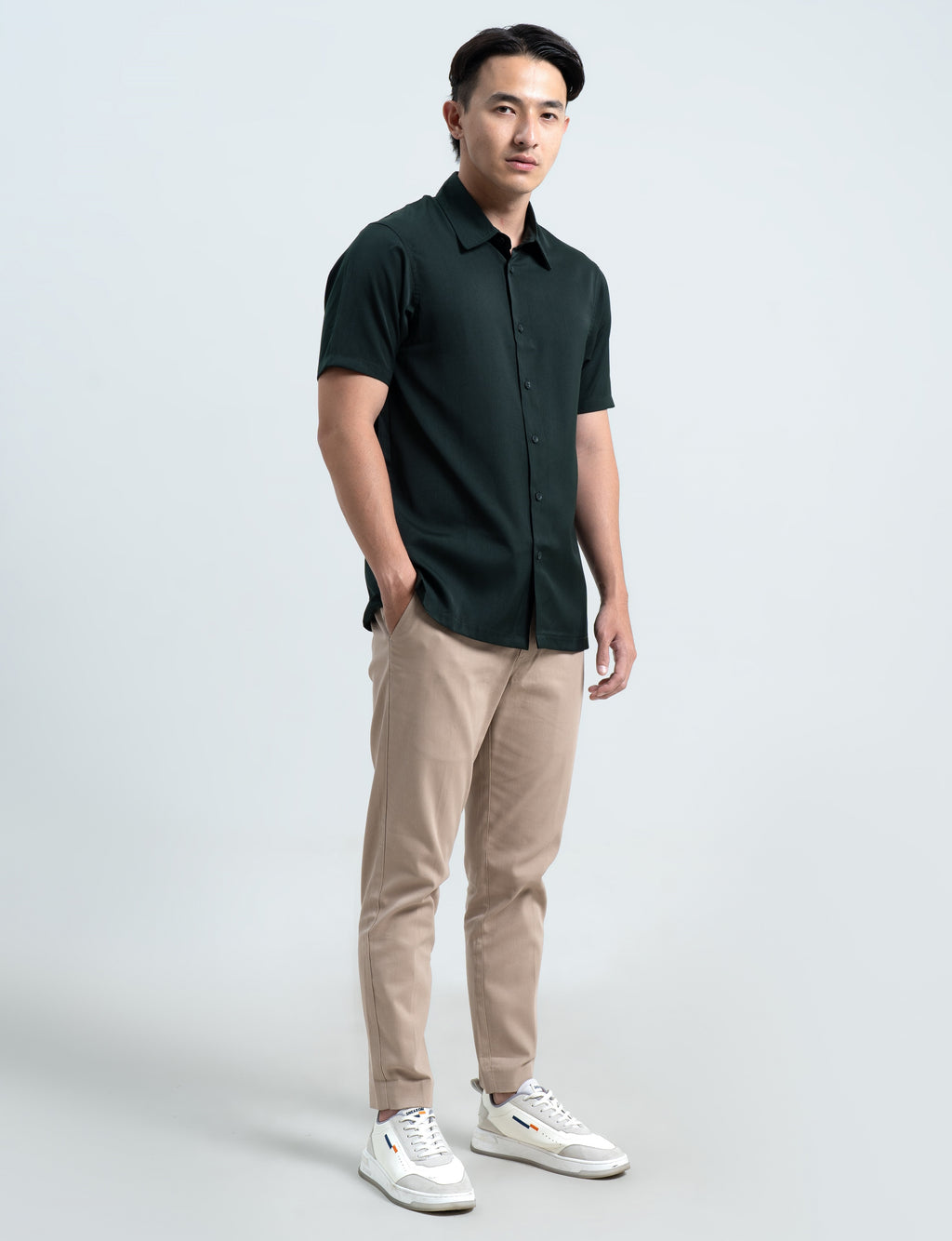 Zane Short Sleeve Shirt - Navy Blue