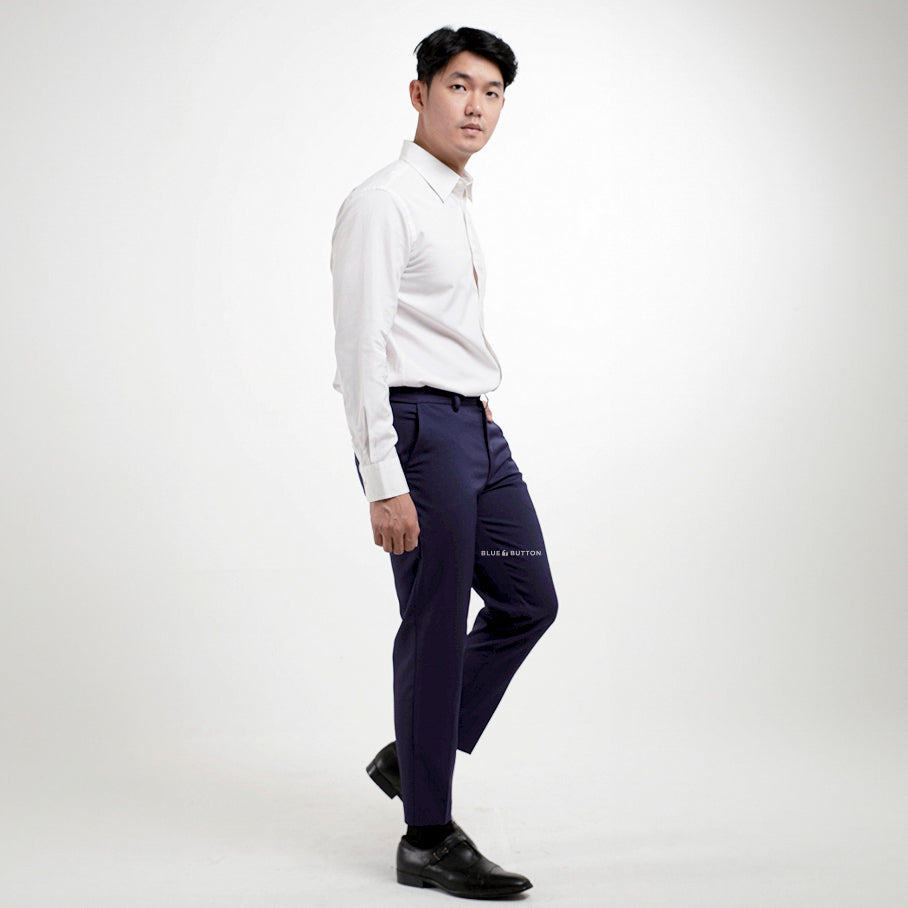 Trouser Ankle Pants Air Slim Fit - Navy