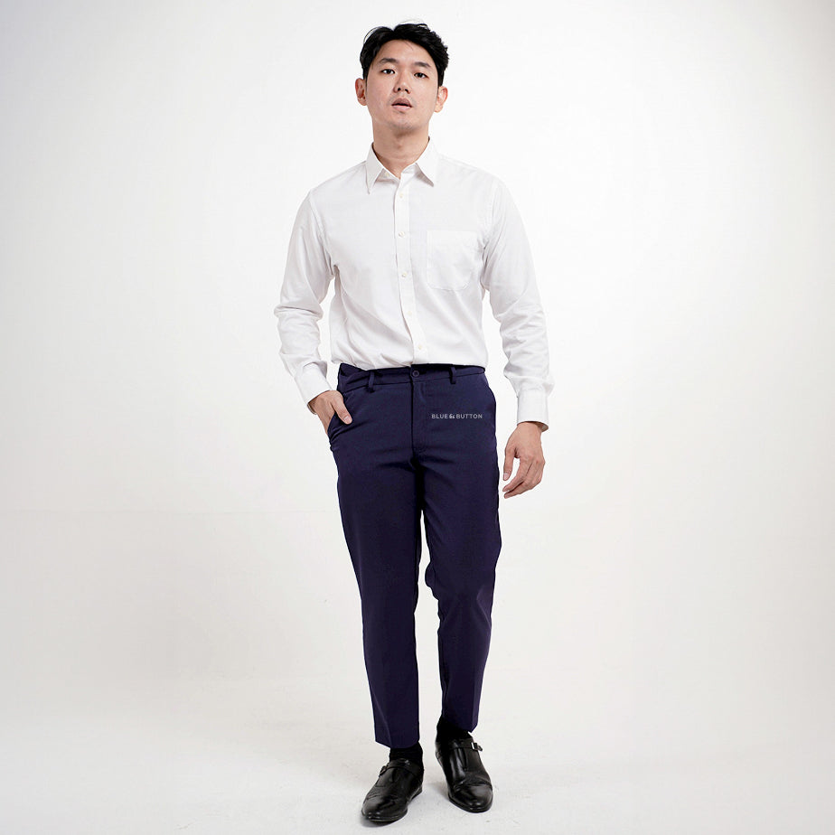 Trouser Ankle Pants Air Slim Fit - Navy