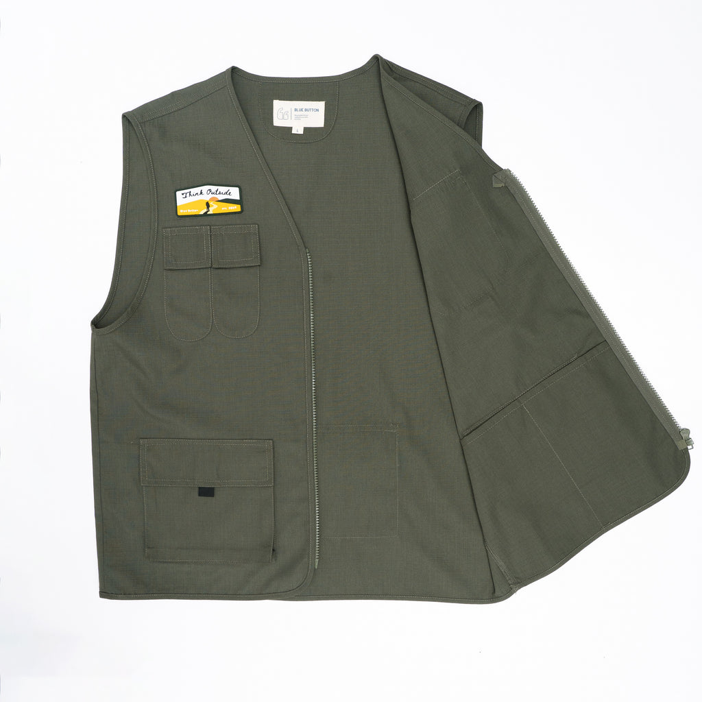 The Outdoor Vest - Army Green