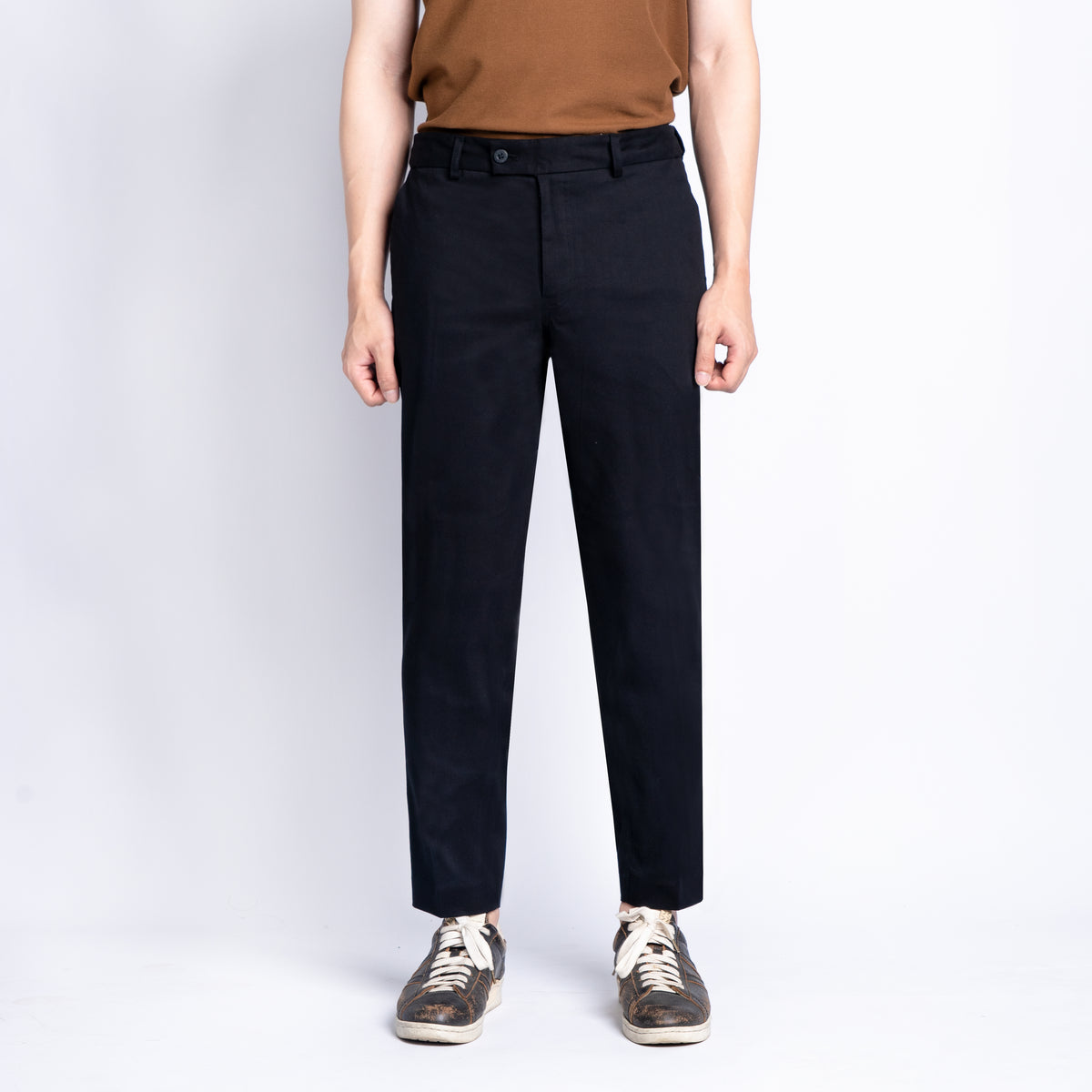 The Slim Chino - Black - Ankle Fit