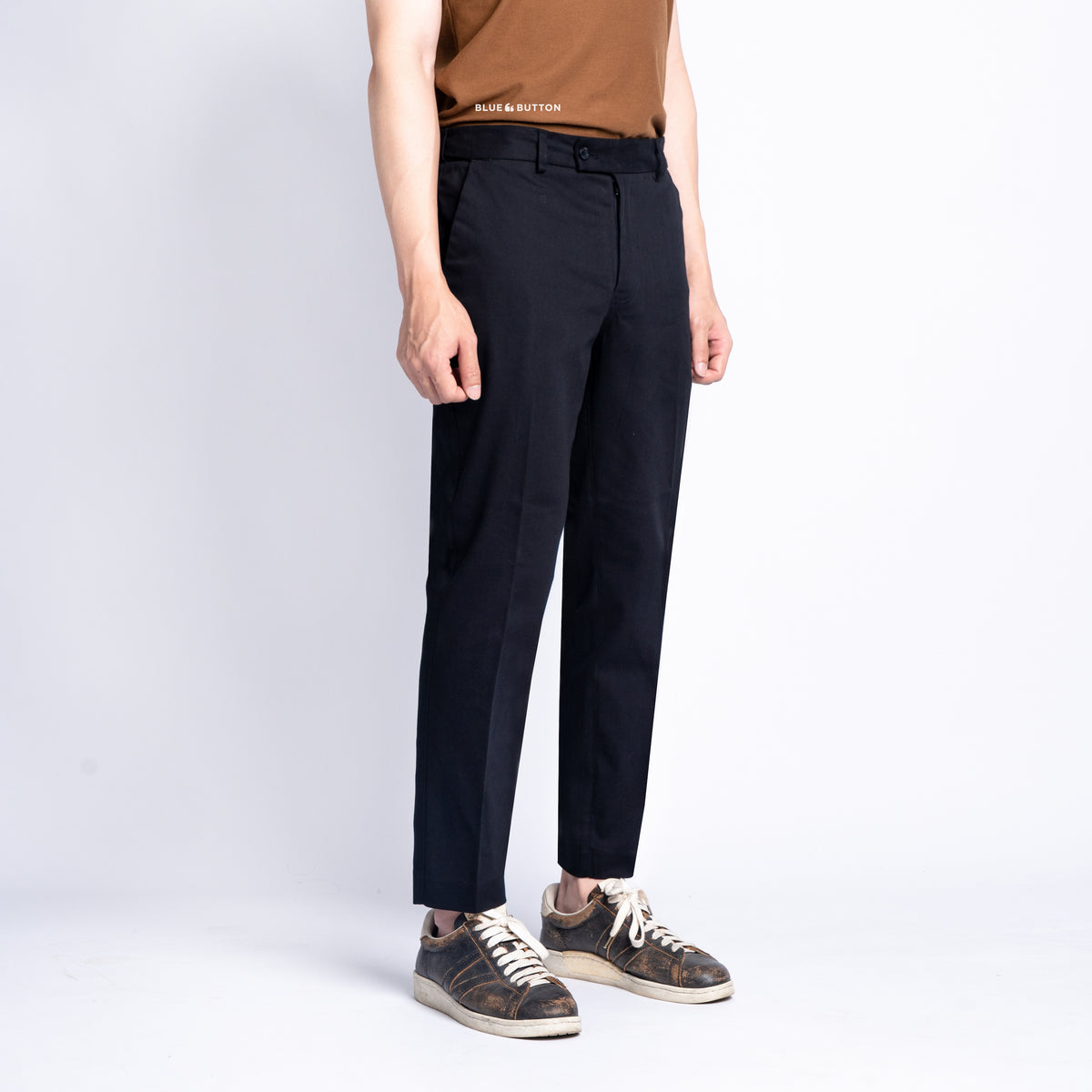 The Slim Chino - Black - Ankle Fit