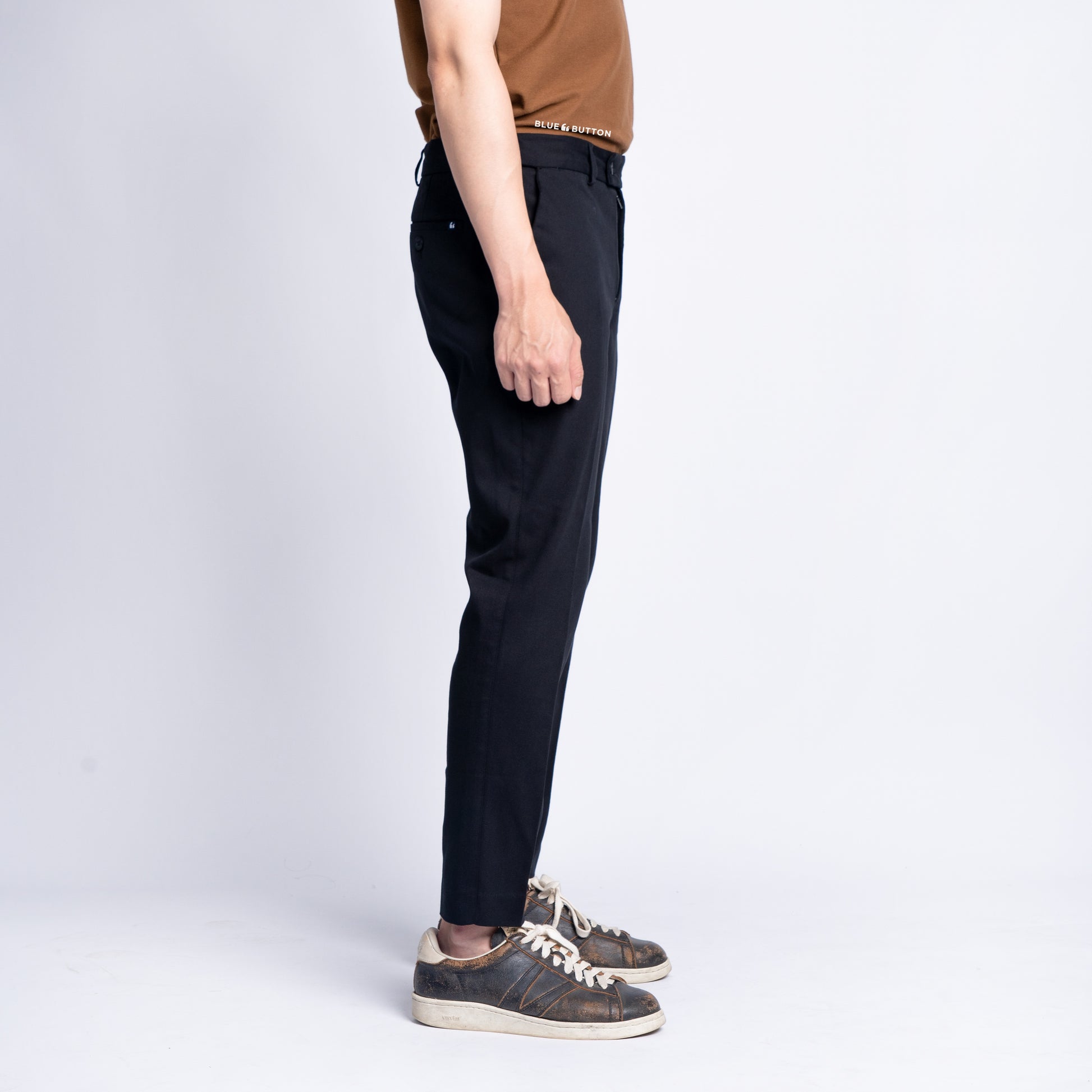 The Slim Chino - Black - Ankle Fit