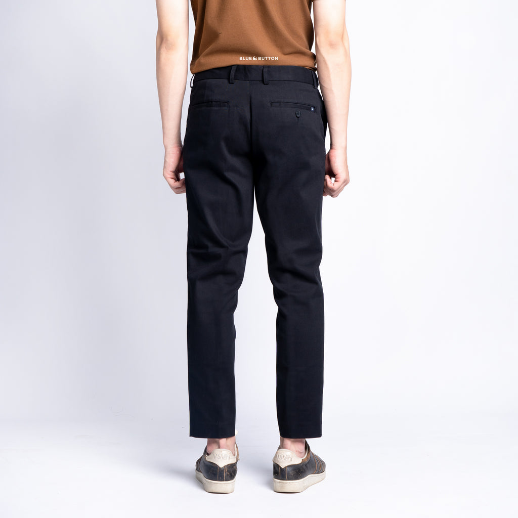 The Slim Chino - Black - Ankle Fit