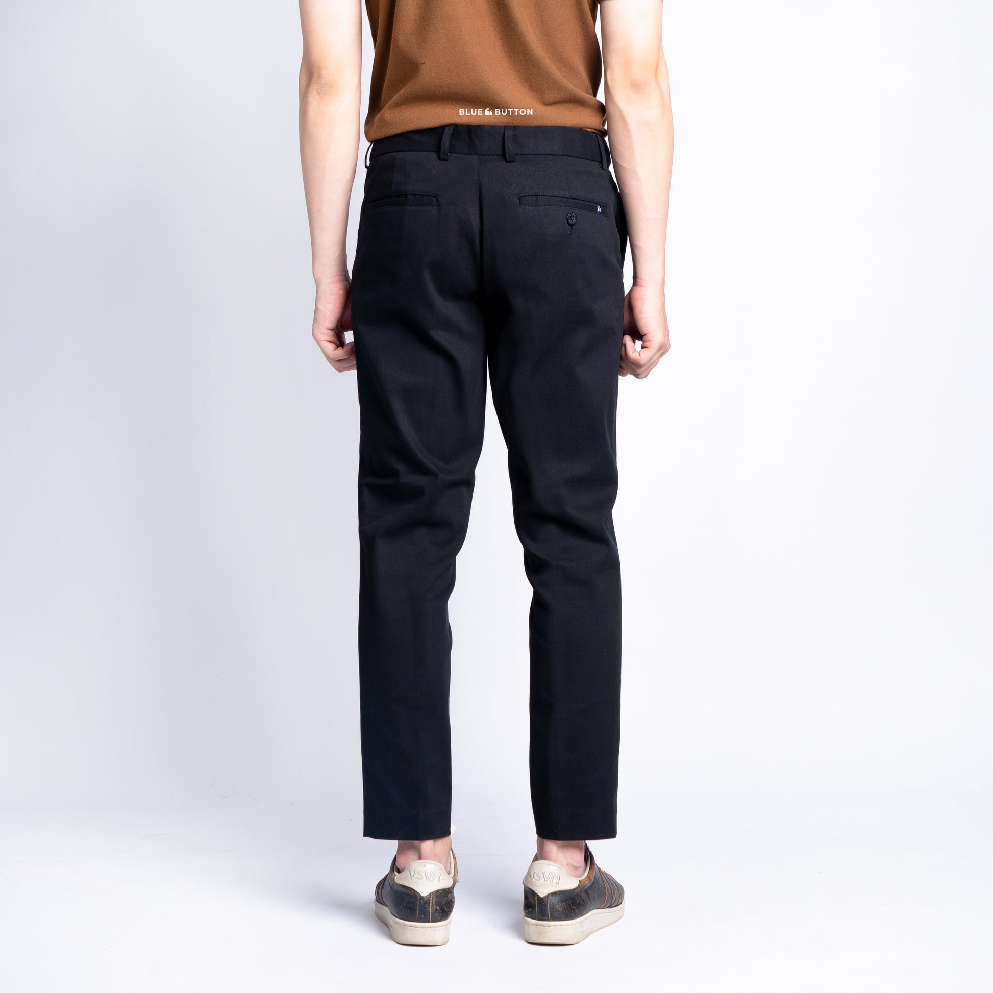 The Slim Chino - Black - Ankle Fit