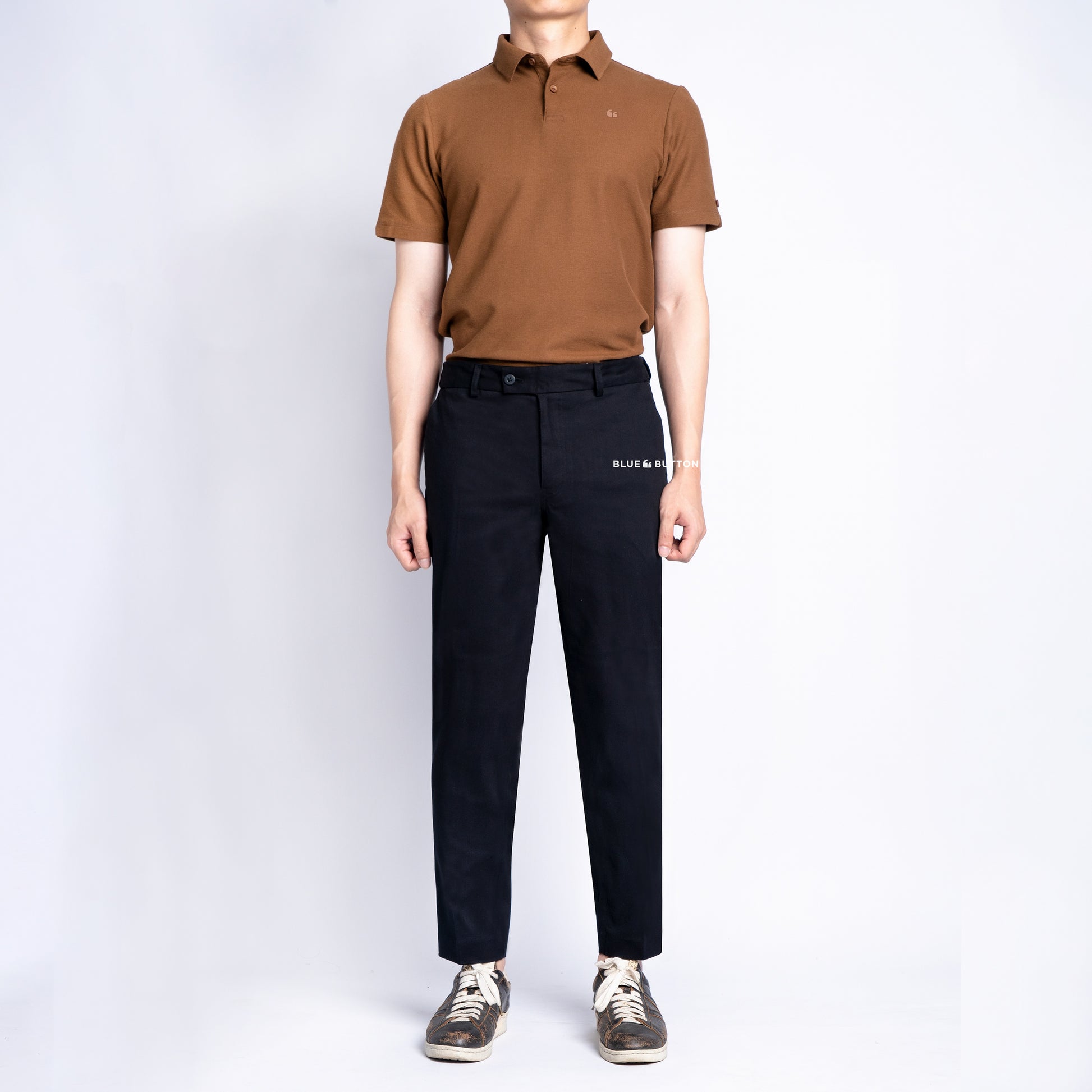 The Slim Chino - Black - Ankle Fit