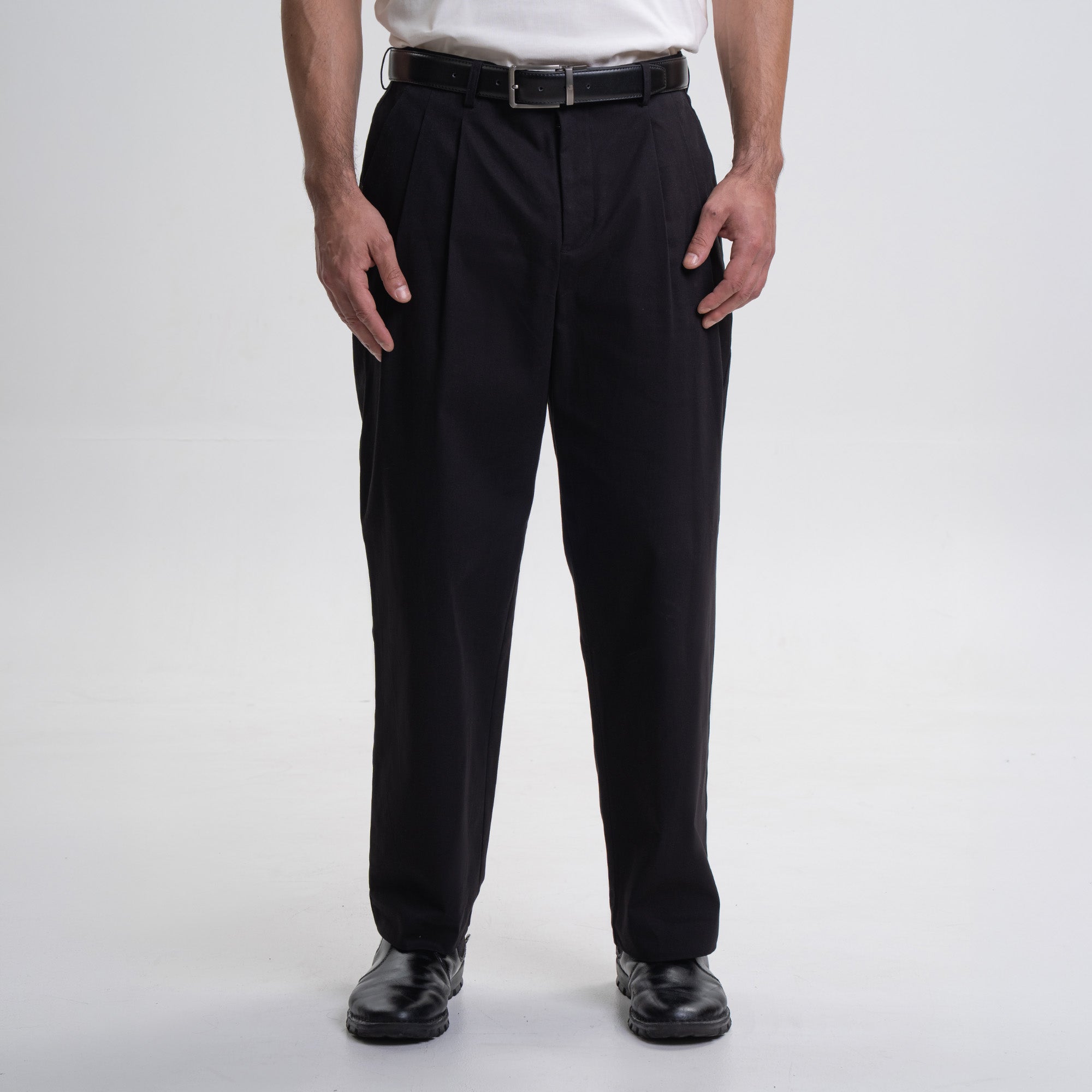 Pleated Chinos
