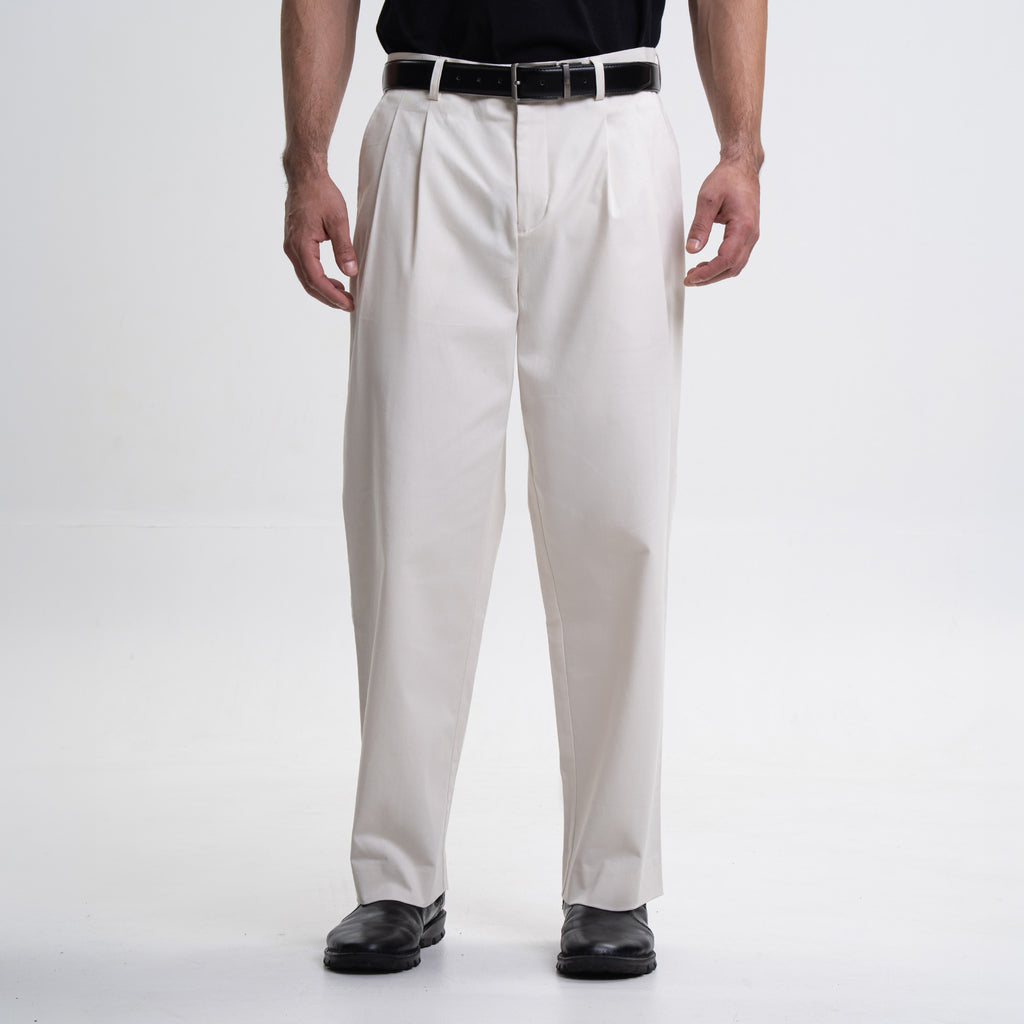 Pleated Chinos