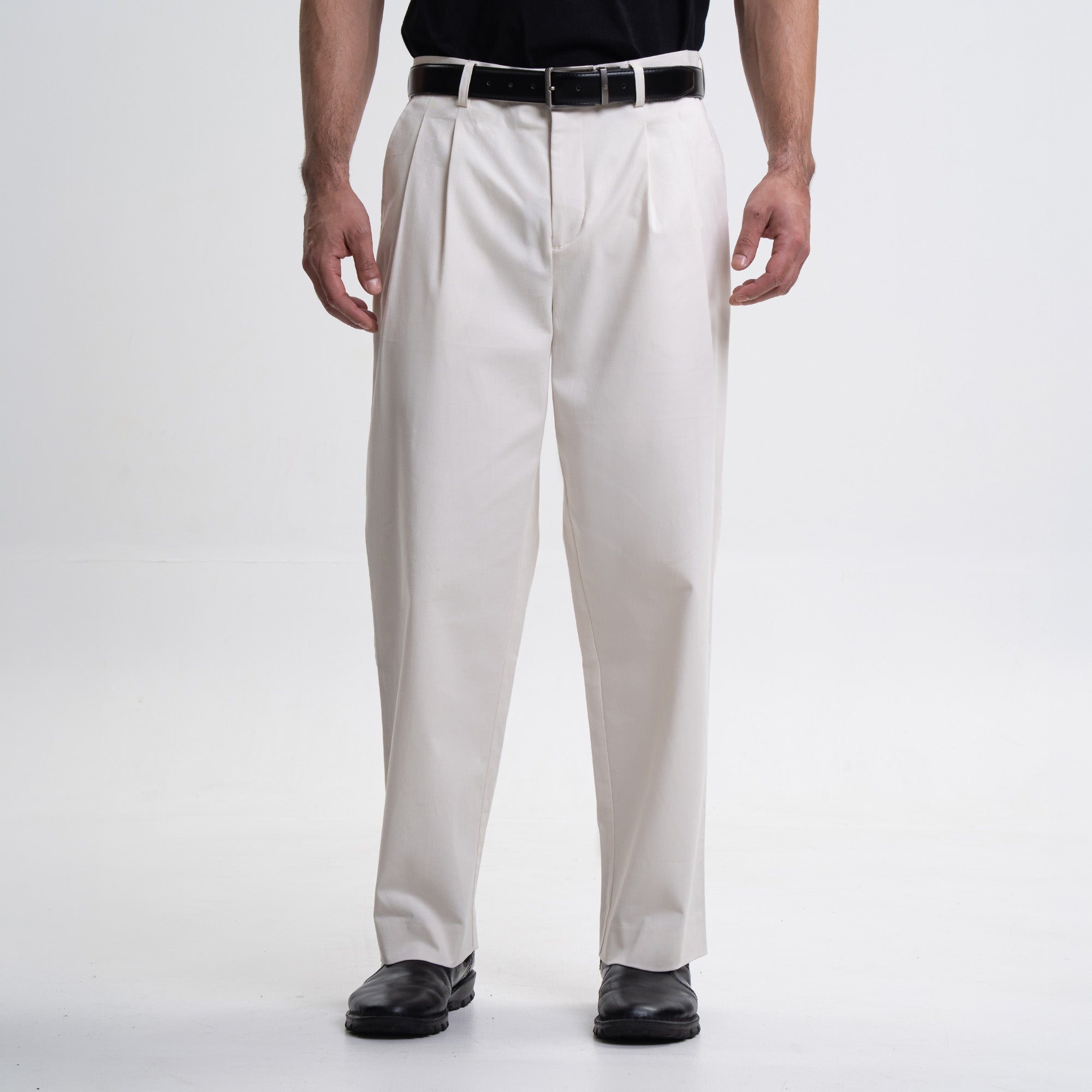 Pleated Chinos