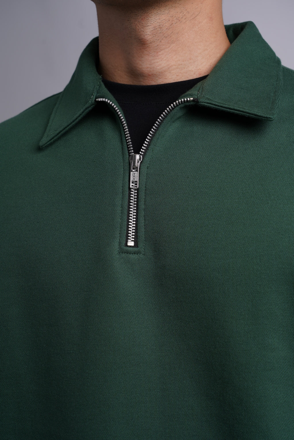 The Half Zip - Emerald