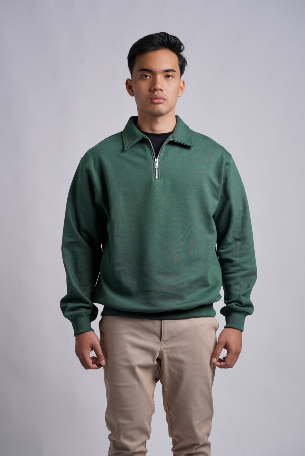The Half Zip - Emerald