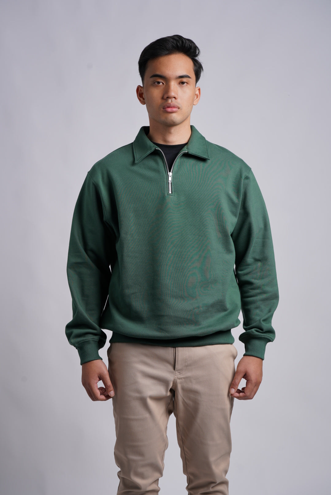 The Half Zip - Emerald