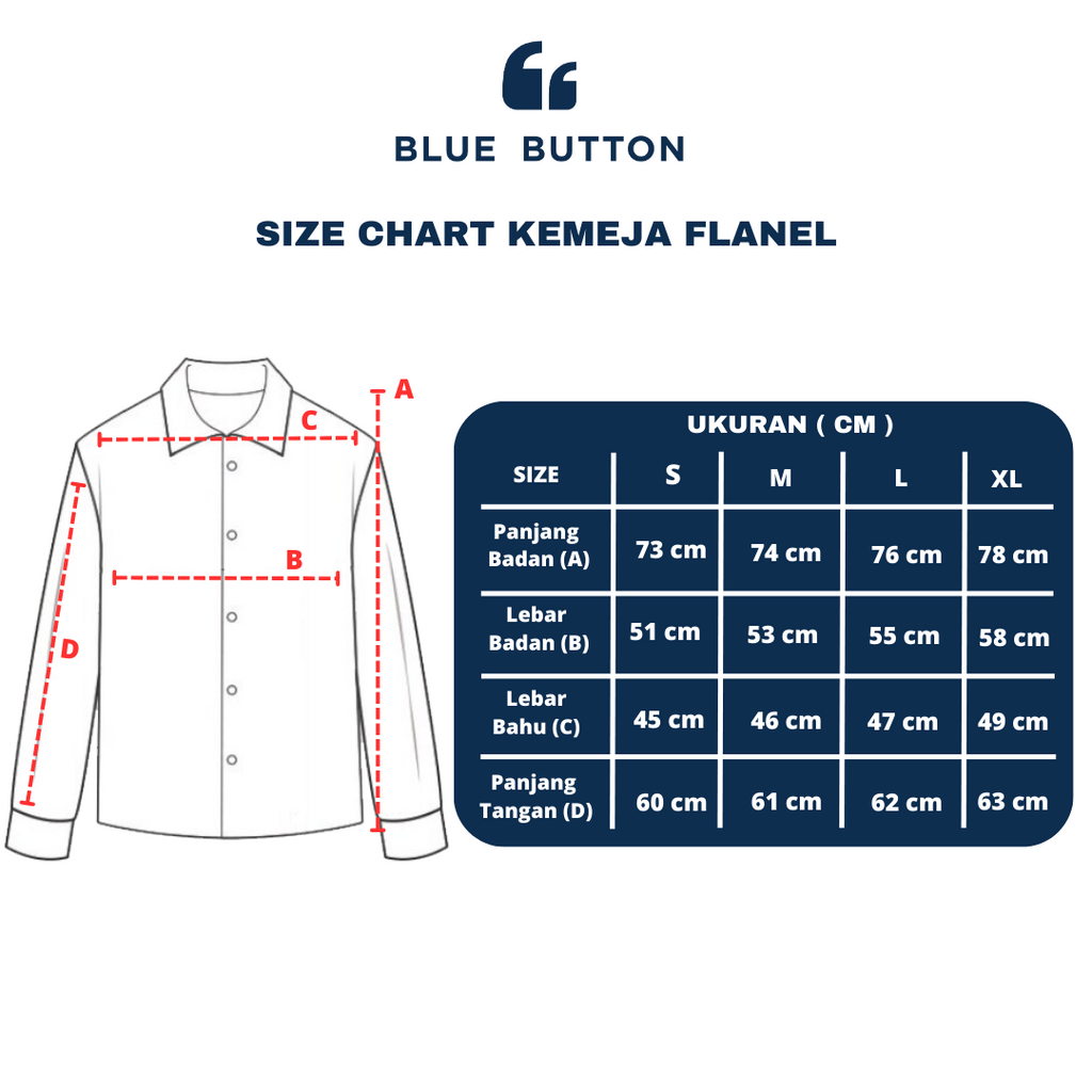 Kemeja Flanel Lengan Panjang - Black Green