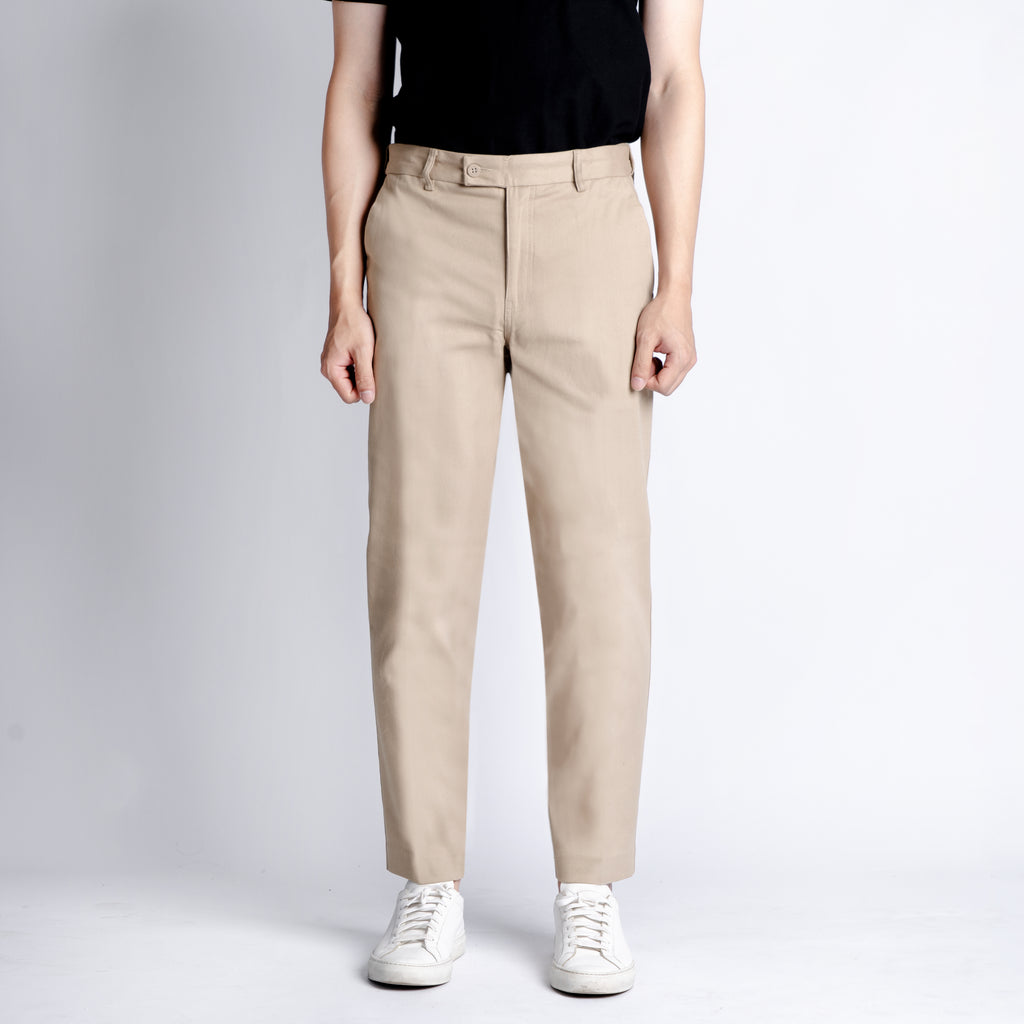 The Slim Chinos - Khaki - Ankle Fit