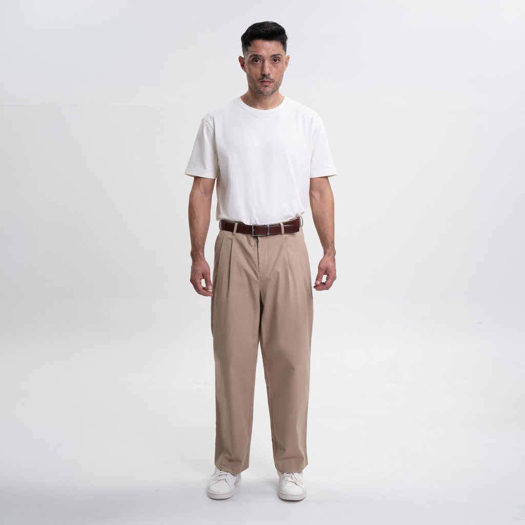 Pleated Chinos