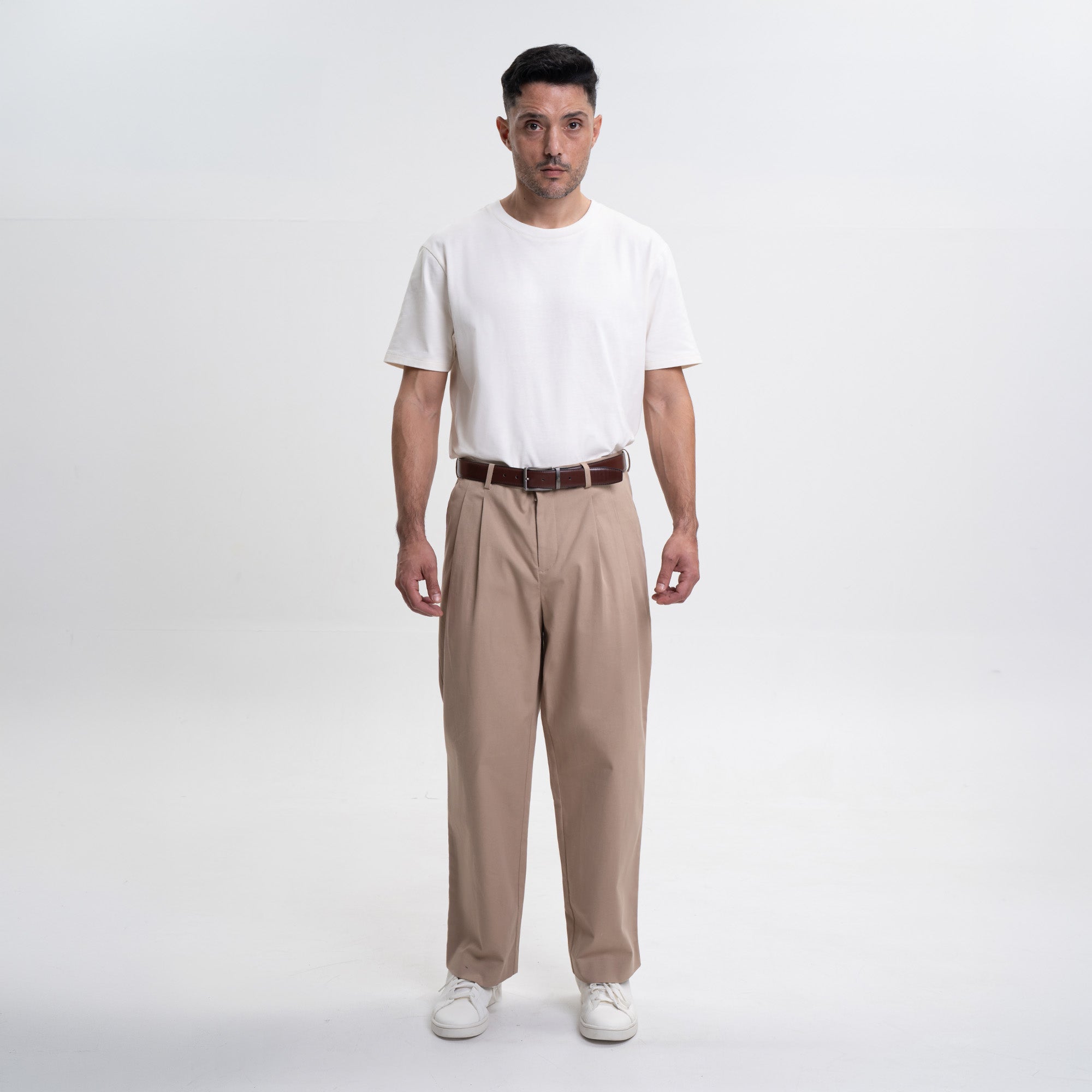 Pleated Chinos