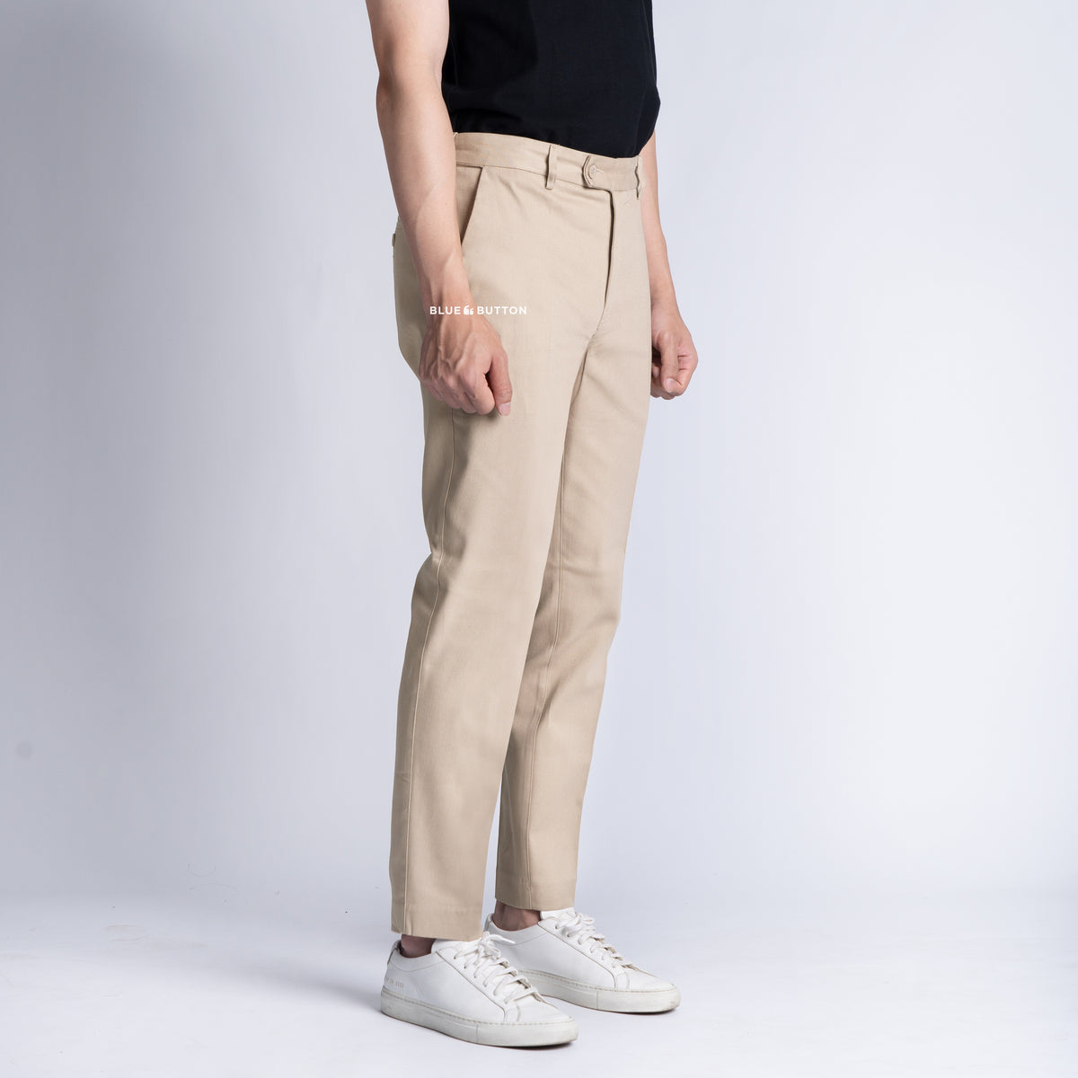 The Slim Chinos - Khaki - Ankle Fit